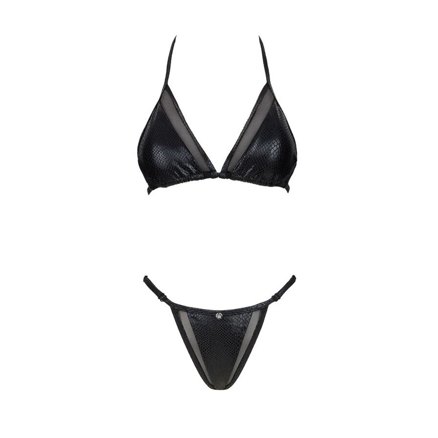 Costum de Baie 2 Piese Punta Negra M, #3, Erotic24.ro