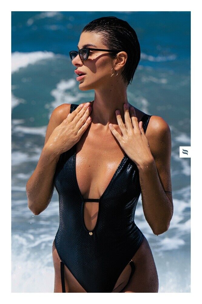 Costum de Baie Punta Negra One Piece S, #5, Erotic24.ro