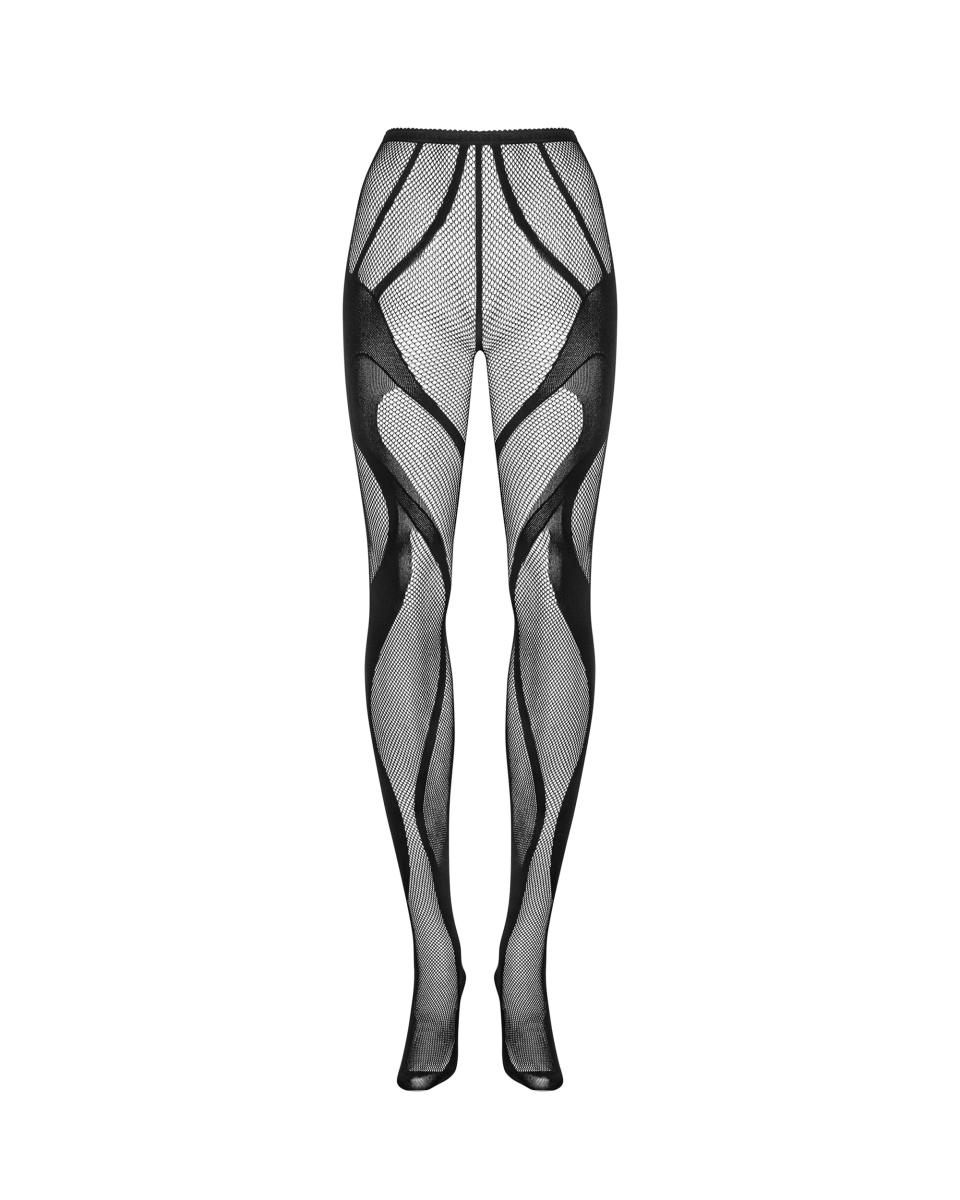 Ciorapi Crotchless Obsessive, Negru, S-L, #6, Erotic24.ro