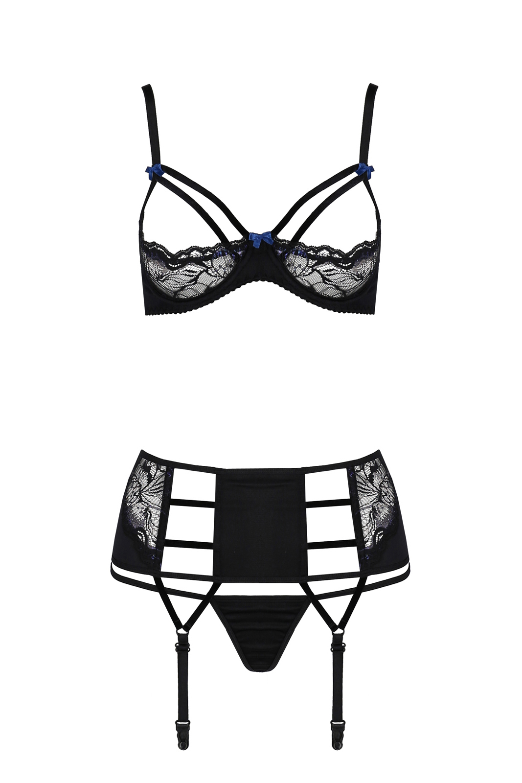 Set Lenjerie Meredith, Negru, S/M, #3, Erotic24.ro