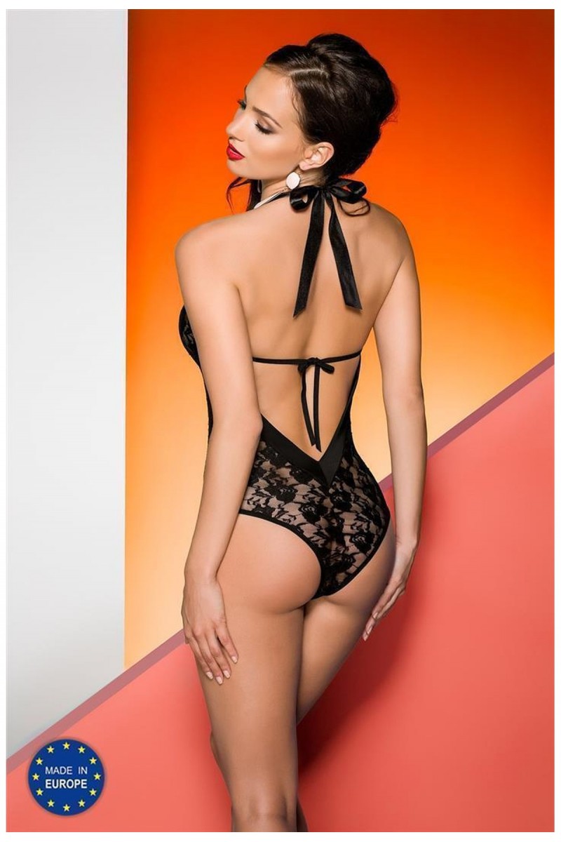 Body din Dantela Rayen, Negru, S/M, #2, Erotic24.ro