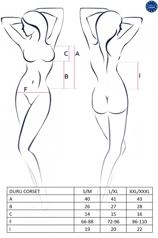 Corset si Bikini Duru din Tulle, Negru, S/M, #5, Erotic24.ro