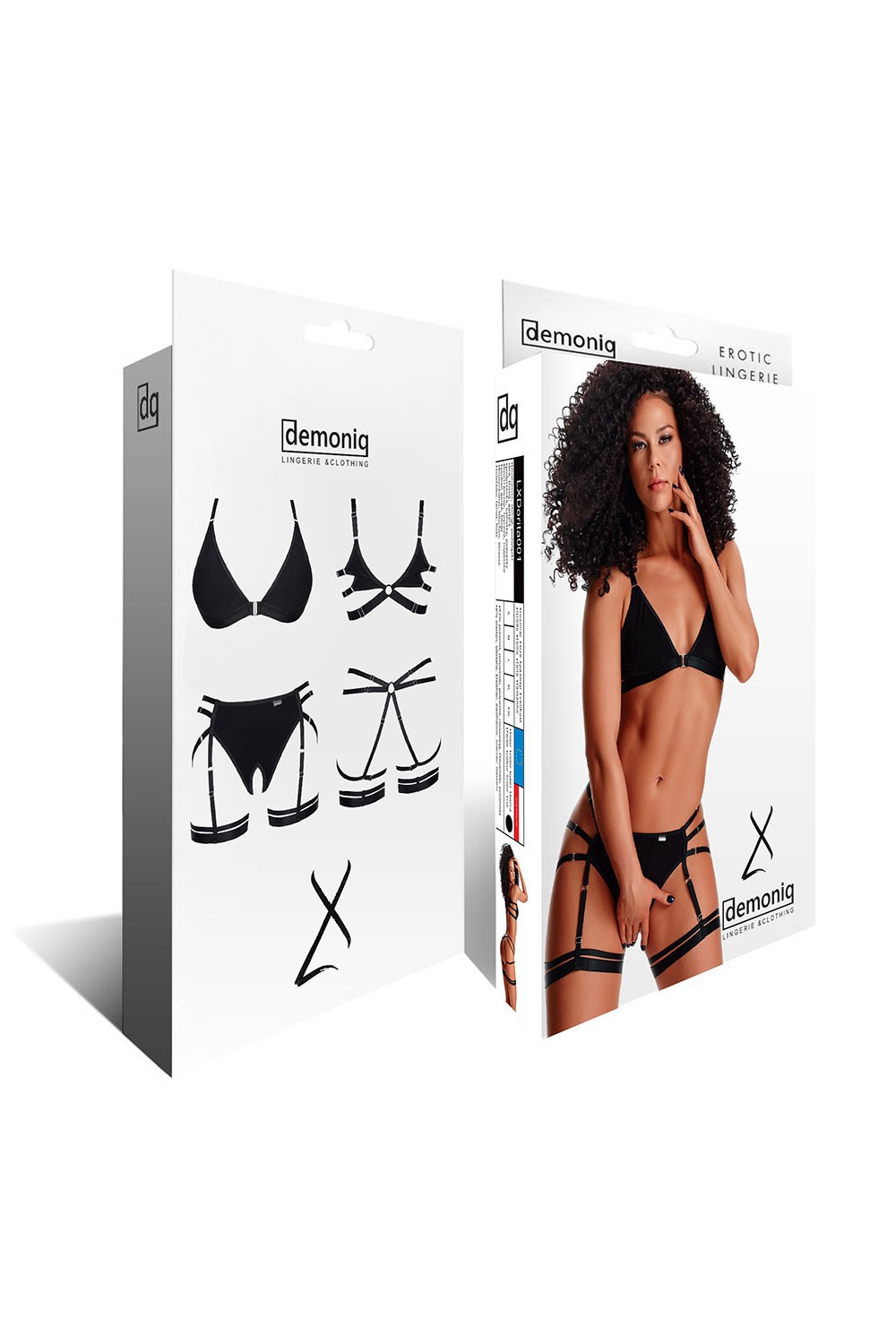 Set Lenjerie Dorita 2 Piese Negru M, Nr. 9, Erotic24.ro