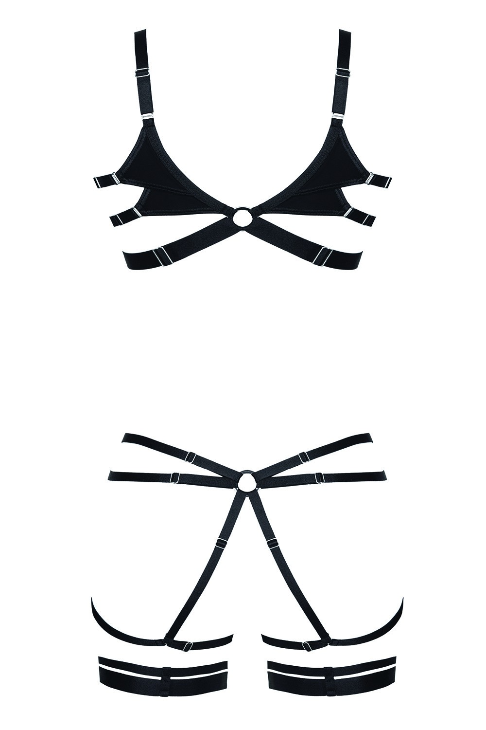 Set Lenjerie Dorita 2 Piese Negru S, Nr. 7, Erotic24.ro