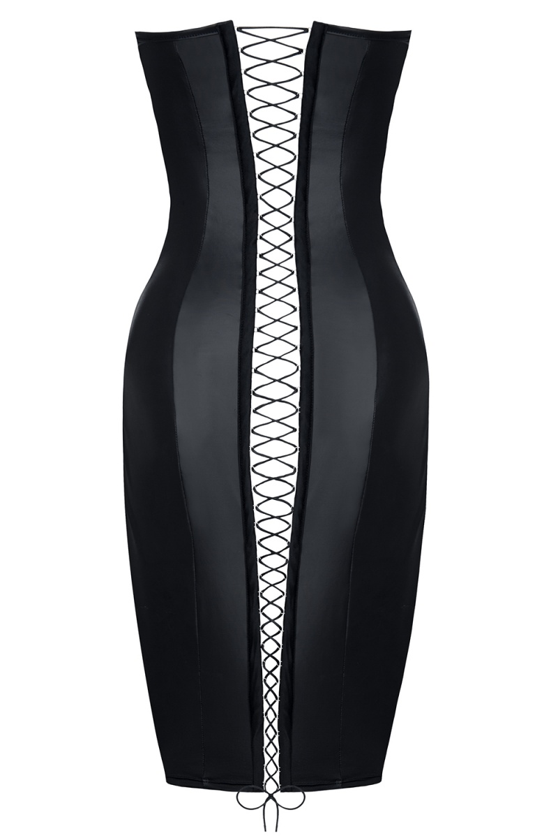 Rochie Ellen cu Snur, Negru, S, #7, Erotic24.ro