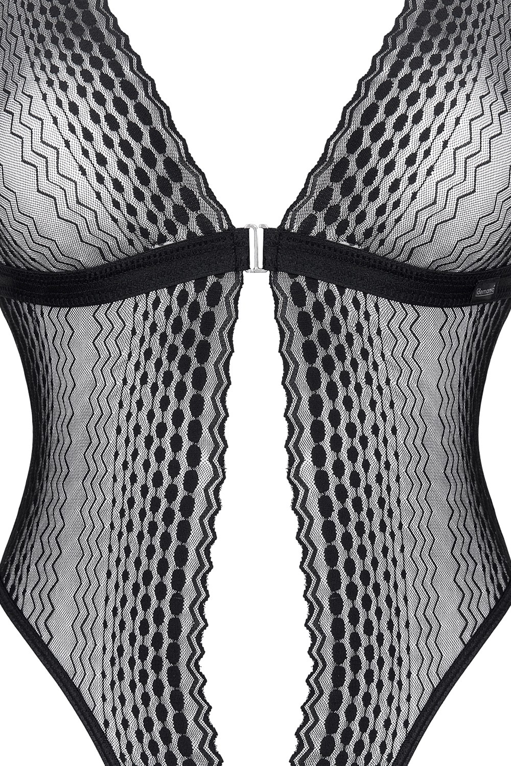 Body Isbel Crotchless Negru M, Nr. 9, Erotic24.ro