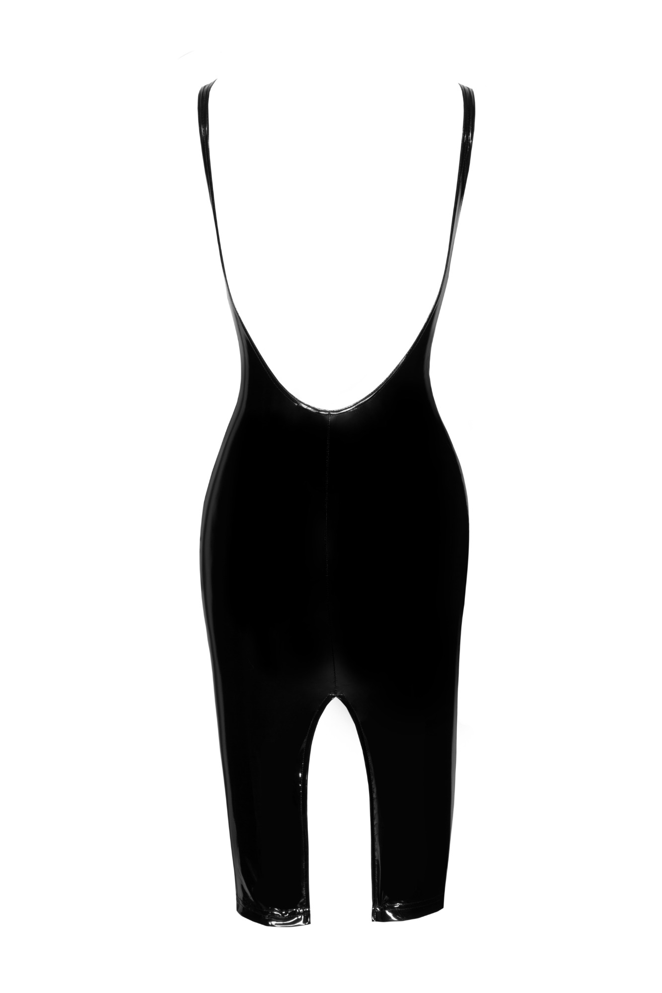 Rochie Midi PVC Lucios cu Fermoar in Fata M, #5, Erotic24.ro