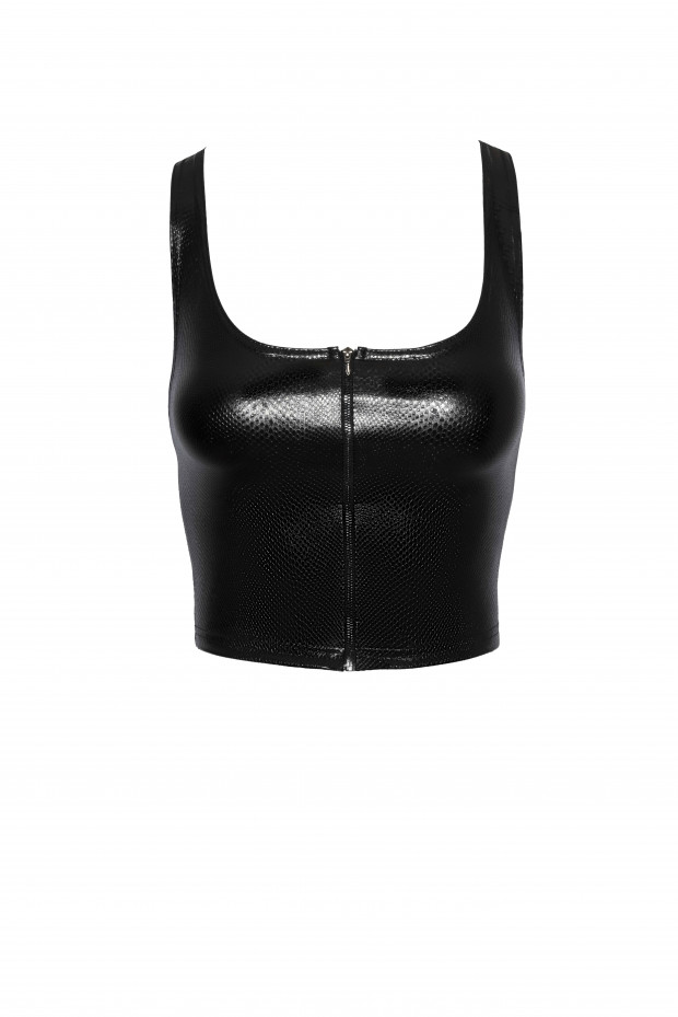 Top Sexy Snake cu Fermoar S, #3, Erotic24.ro