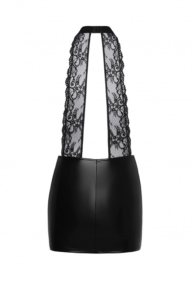 Rochie Mini Powerwetlook cu Top din Dantela M, #5, Erotic24.ro