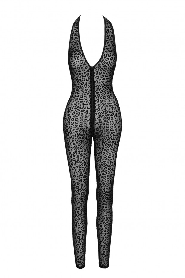 Catsuit Transparent Leopard S, Nr. 4, Erotic24.ro