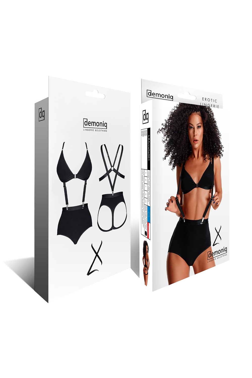 Set Arcelia 3 Piese Negru L, Nr. 9, Erotic24.ro