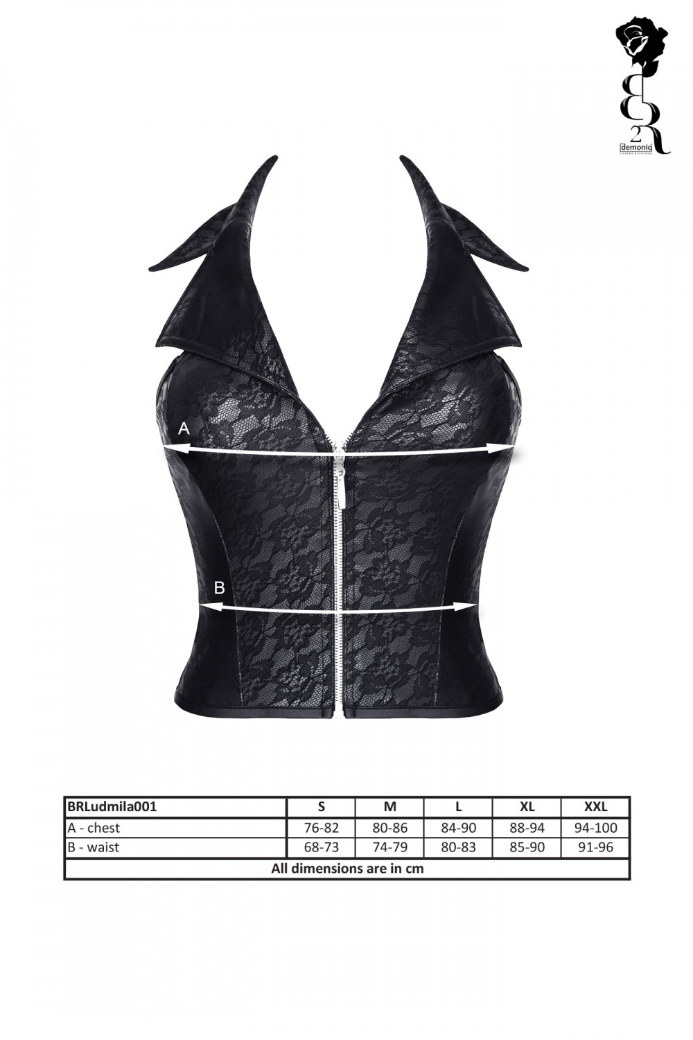 Top Ludmila Piele Ecologica cu Imprimeu Floral Negru S, #7, Erotic24.ro