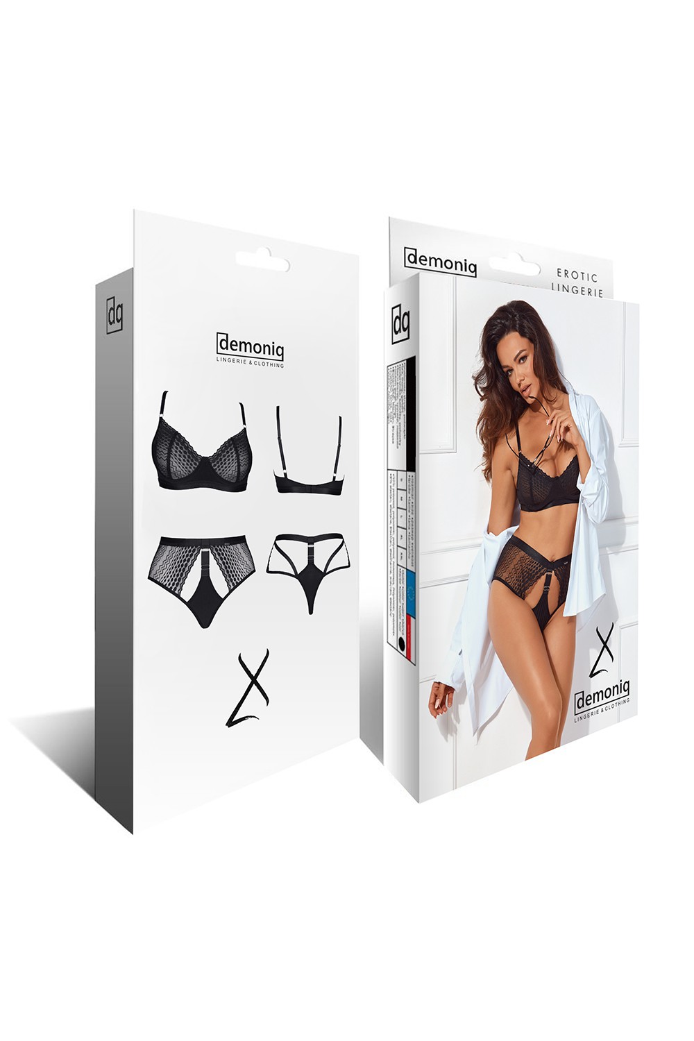 Set Lenjerie Sarita 2 Piese Negru M, Nr. 8, Erotic24.ro