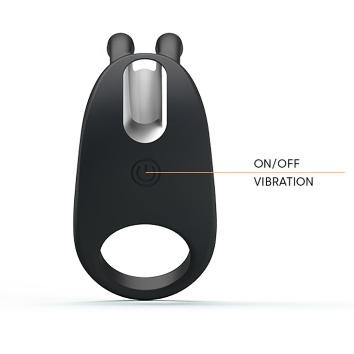 Inel de Penis Rapid 7 Moduri Vibratii Erospace, Silicon, USB, Negru, #4, Erotic24.ro