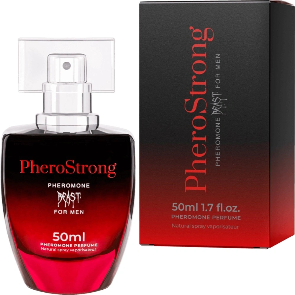 Parfum cu Feromoni PheroStrong Beast pentru Barbati, 50 ml, Nr. 2, Erotic24.ro