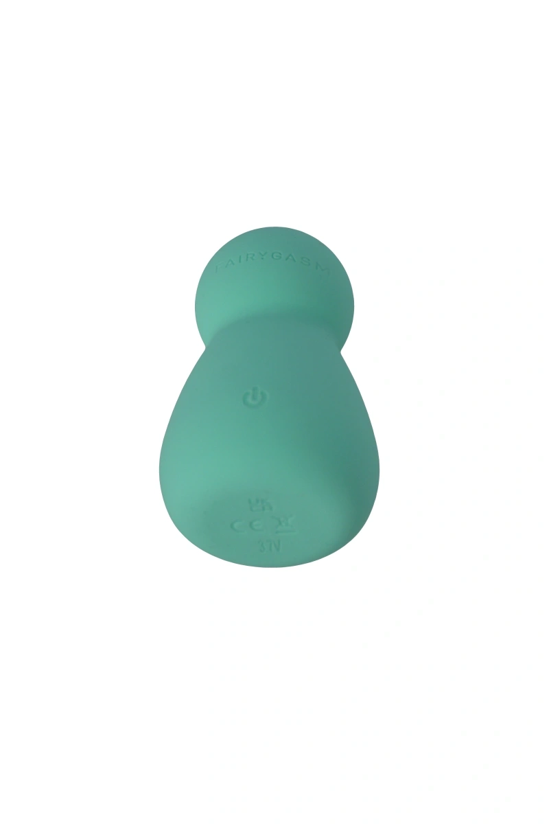 Vibrator Mini Wand Applust FairyGasm, 10 Moduri Vibratii, Silicon, USB, Verde, 7.5 cm, #3, Erotic24.ro