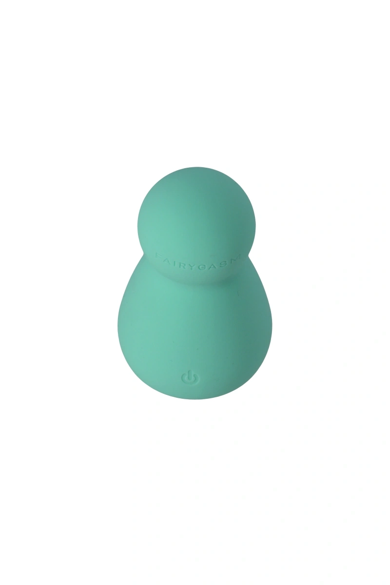 Vibrator Mini Wand Applust FairyGasm, 10 Moduri Vibratii, Silicon, USB, Verde, 7.5 cm, #2, Erotic24.ro