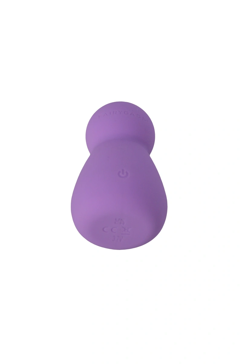 Vibrator Mini Wand Applust FairyGasm, 10 Moduri Vibratii, Silicon, USB, Violet, 7.5 cm, #3, Erotic24.ro
