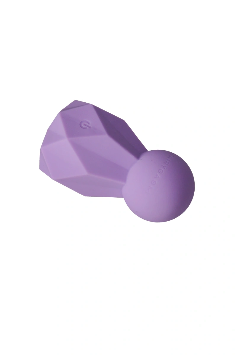 Vibrator Mini Wand BlissKey FairyGasm, 10 Moduri Vibratii, Silicon, USB, Violet, 7.5 cm, Nr. 3, Erotic24.ro