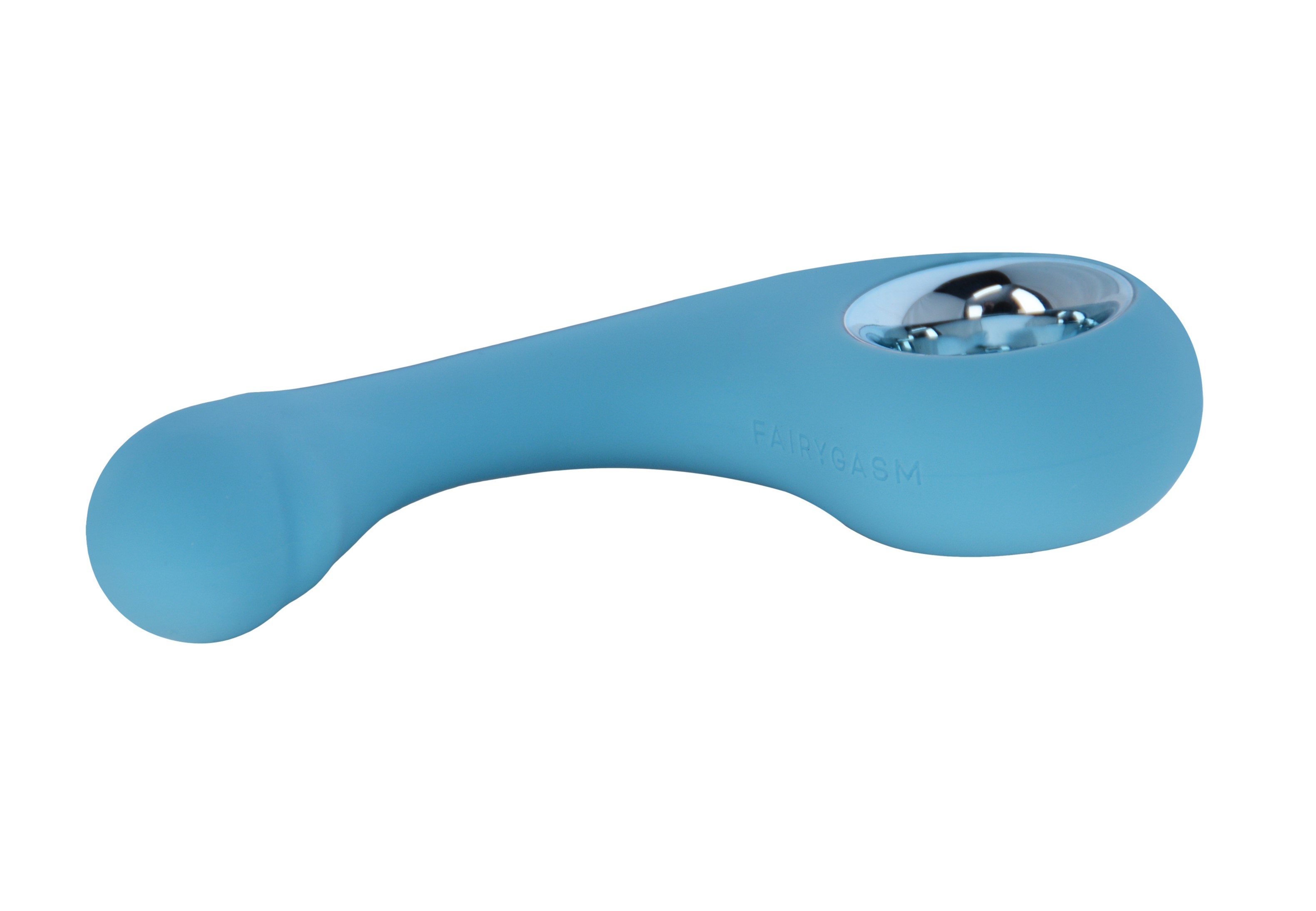 Vibrator BraveryAward FairyGasm, 9 Moduri Vibratii, Silicon, USB, IPX7, Albastru, 12.5 cm, #5, Erotic24.ro