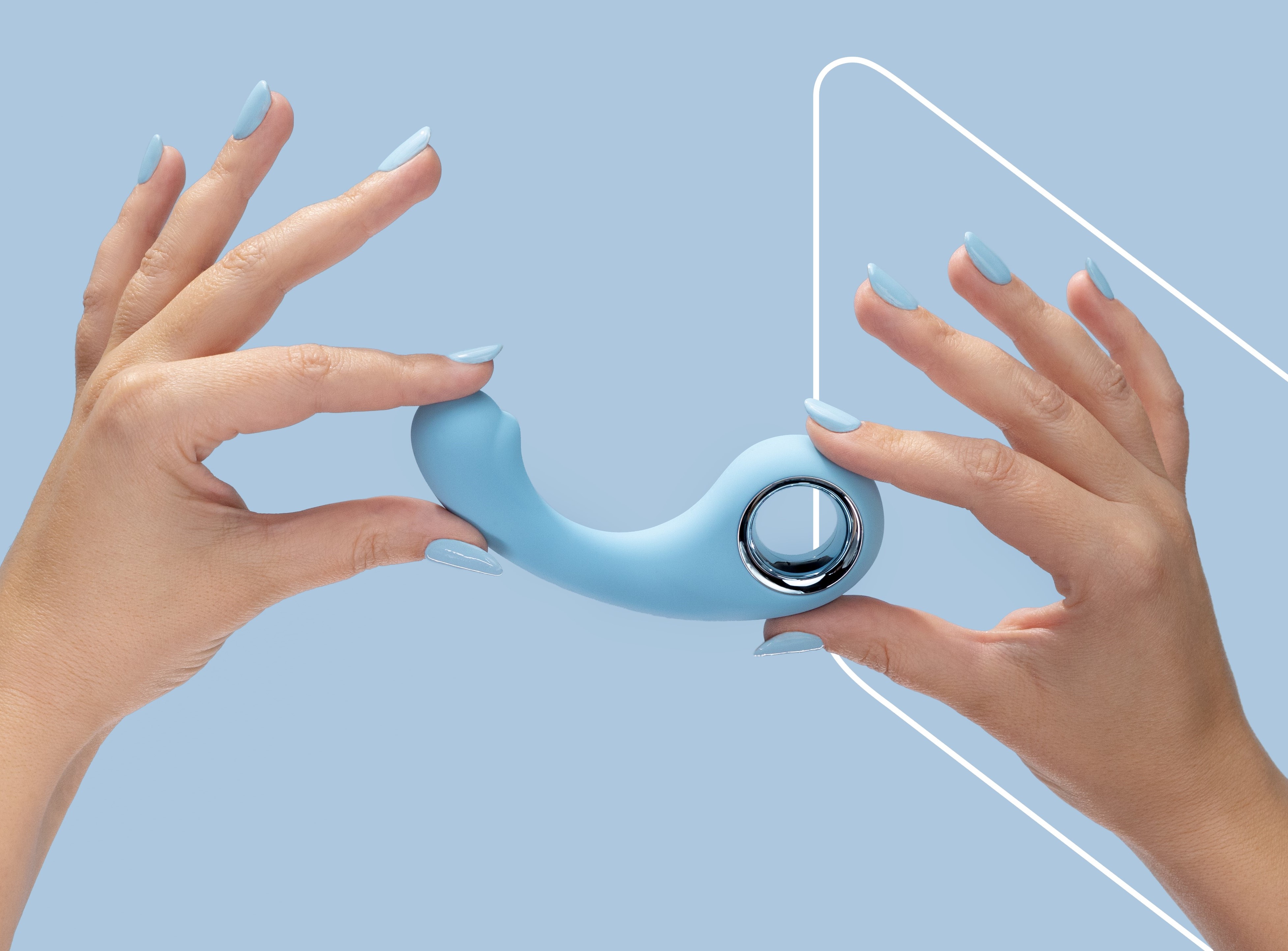 Vibrator BraveryAward FairyGasm, 9 Moduri Vibratii, Silicon, USB, IPX7, Albastru, 12.5 cm, #6, Erotic24.ro