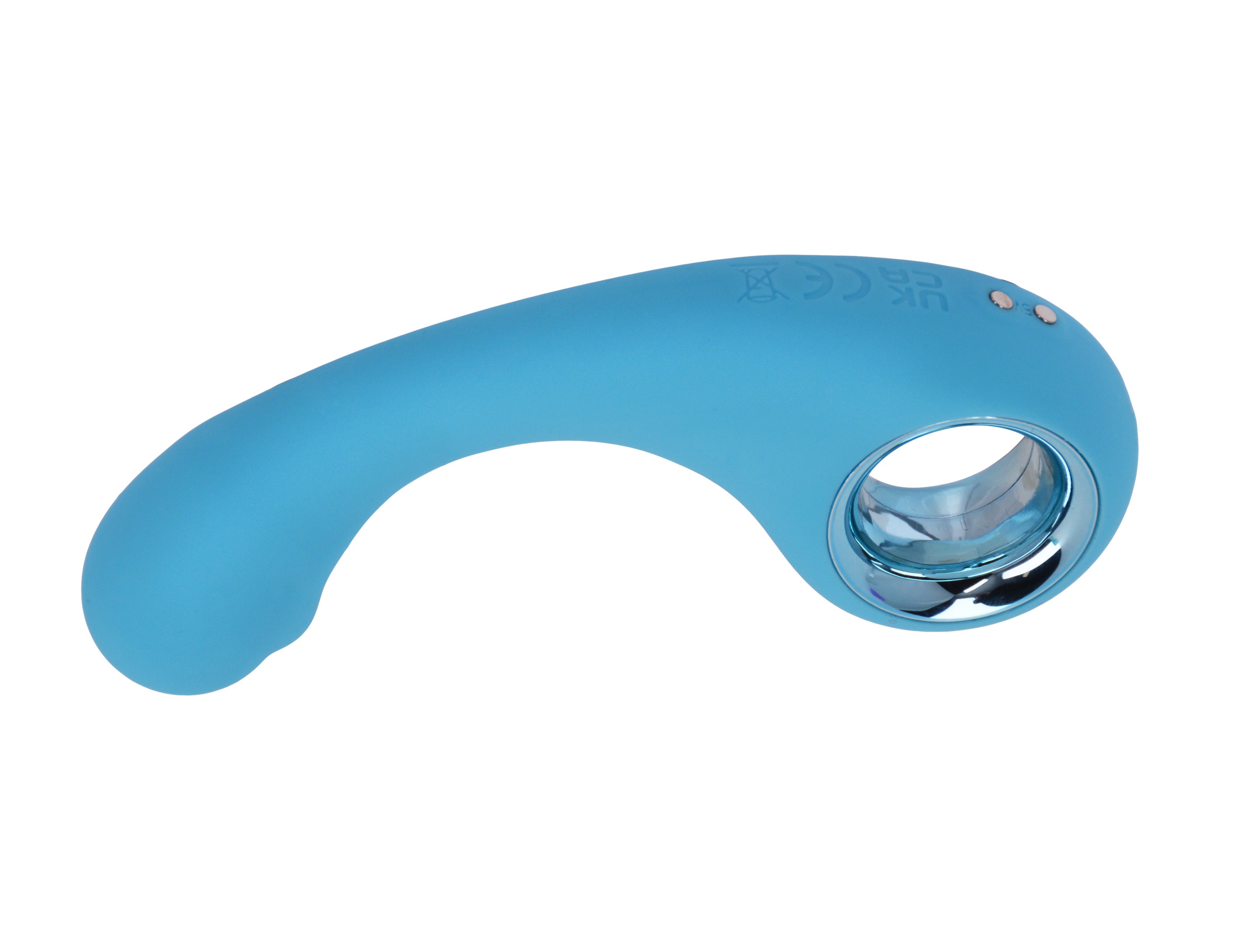Vibrator BraveryAward FairyGasm, 9 Moduri Vibratii, Silicon, USB, IPX7, Albastru, 12.5 cm, #4, Erotic24.ro