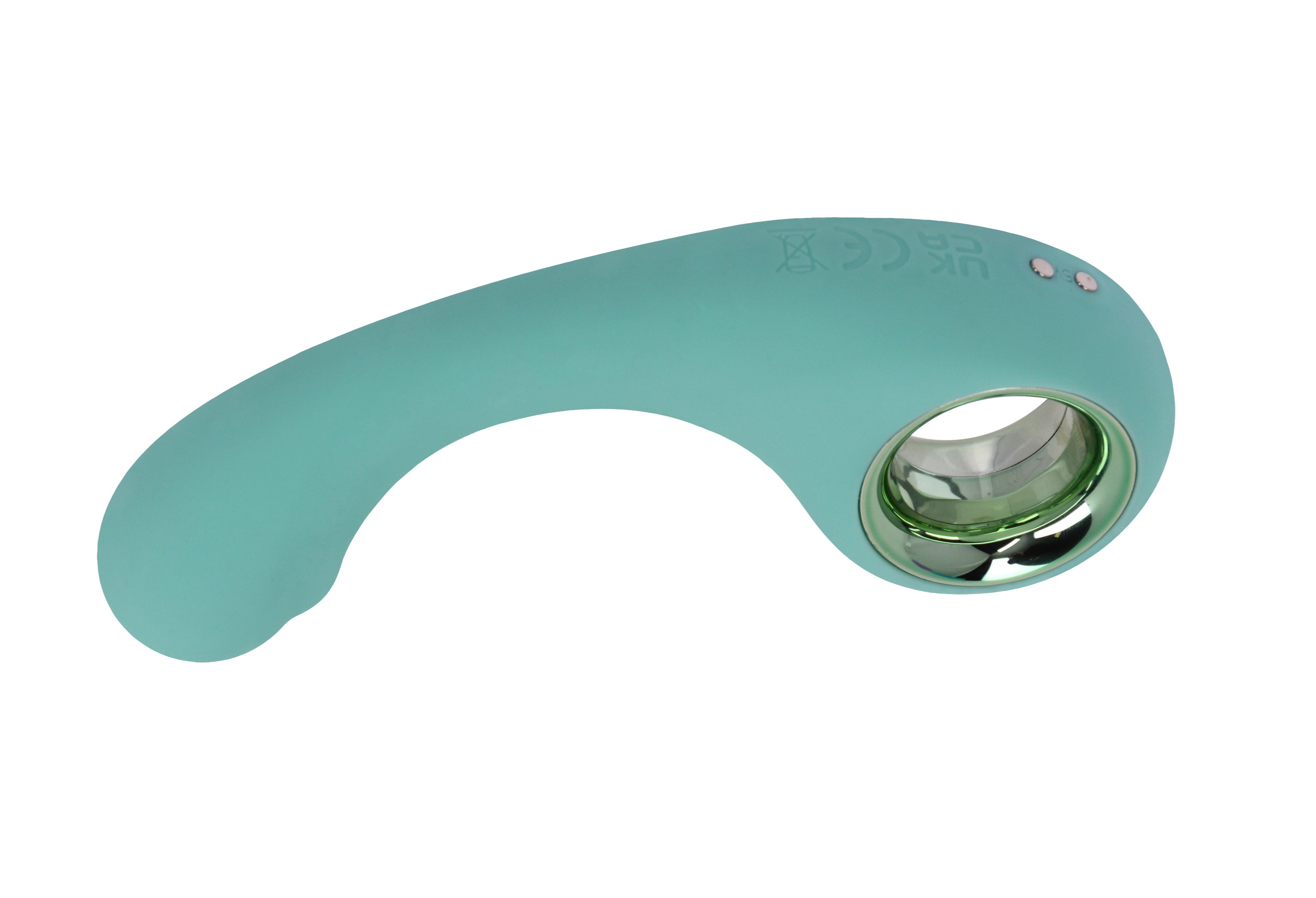 Vibrator BraveryAward FairyGasm, 9 Moduri Vibratii, Silicon, USB, IPX7, Verde, 12.5 cm, #6, Erotic24.ro