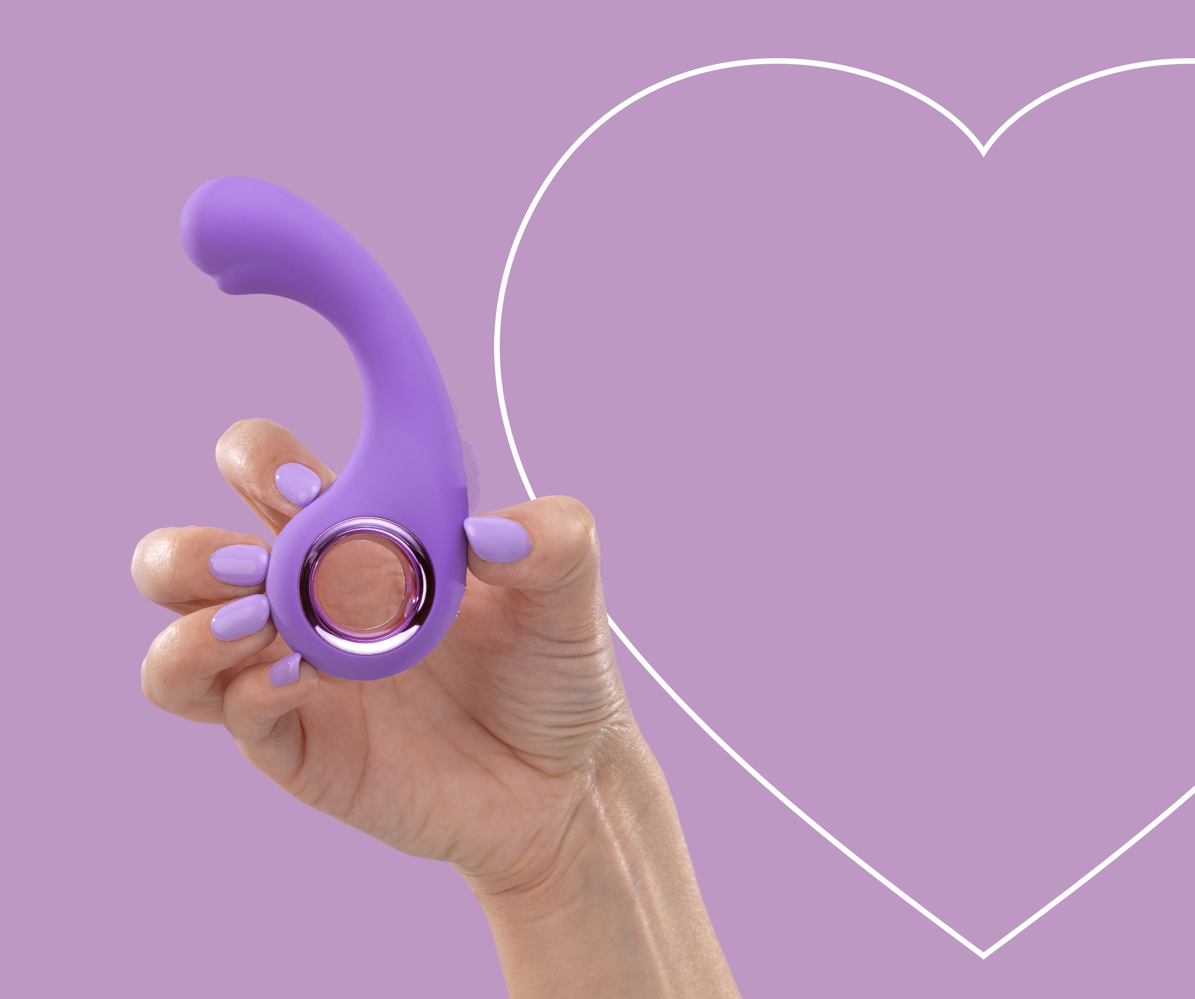 Vibrator BraveryAward FairyGasm, 9 Moduri Vibratii, Silicon, USB, IPX7, Mov, 12.5 cm, Nr. 8, Erotic24.ro