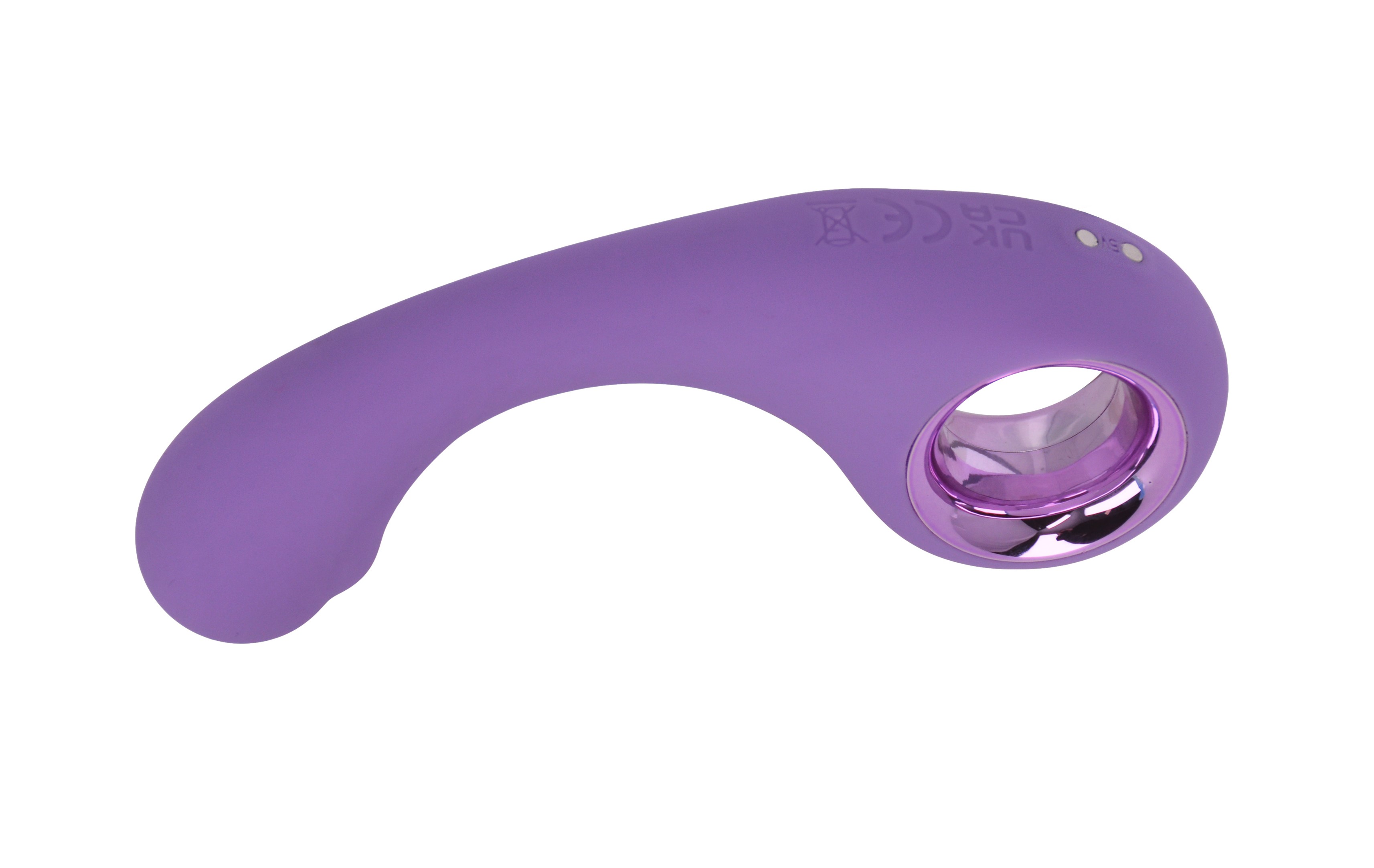 Vibrator BraveryAward FairyGasm, 9 Moduri Vibratii, Silicon, USB, IPX7, Mov, 12.5 cm, Nr. 6, Erotic24.ro