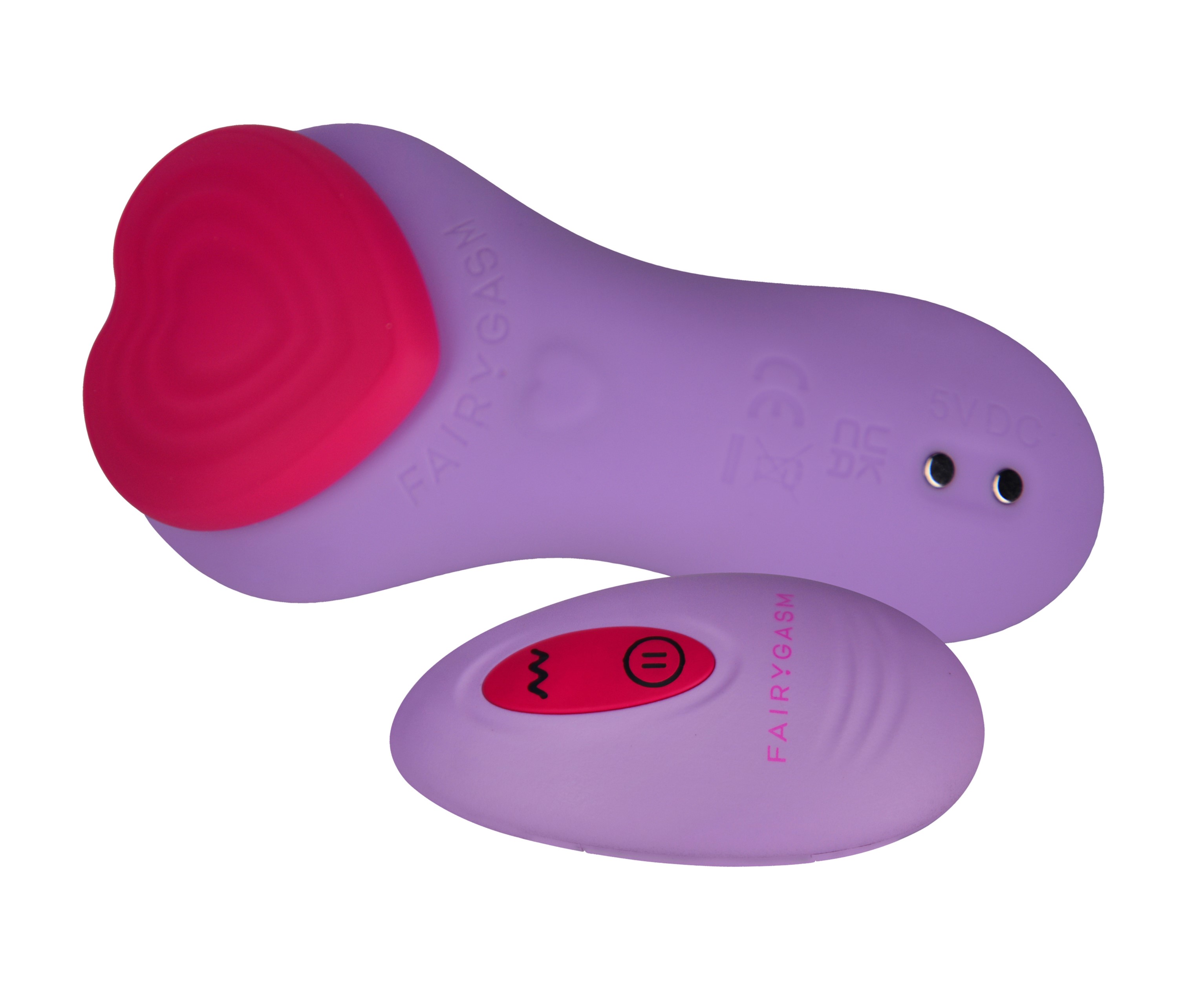 Vibrator Wearable HeartGem FairyGasm, 9 Moduri Vibratii, Remote Control, Silicon, USB, Mov, #3, Erotic24.ro
