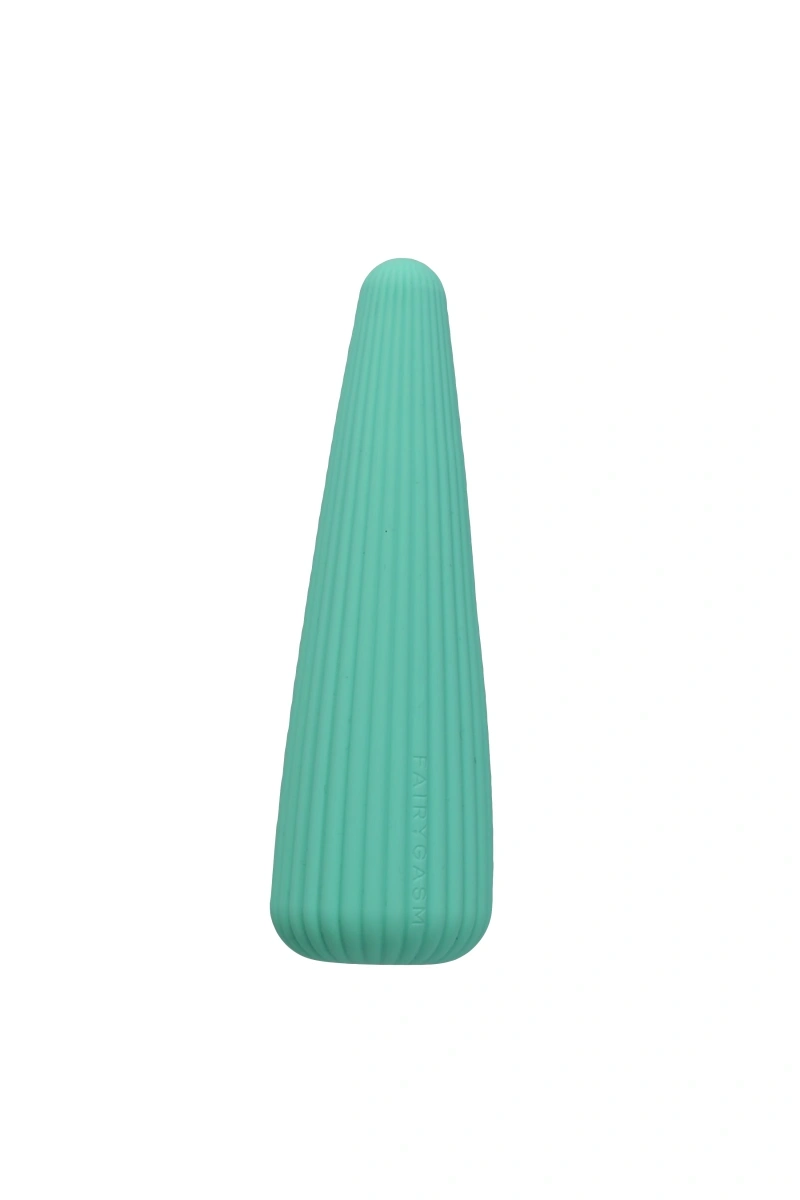 Vibrator IcyCone FairyGasm, 10 Moduri Vibratii, USB, Verde, 13.5 cm, #4, Erotic24.ro