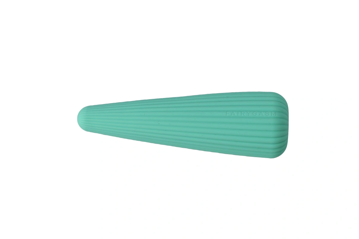 Vibrator IcyCone FairyGasm, 10 Moduri Vibratii, USB, Verde, 13.5 cm, #5, Erotic24.ro