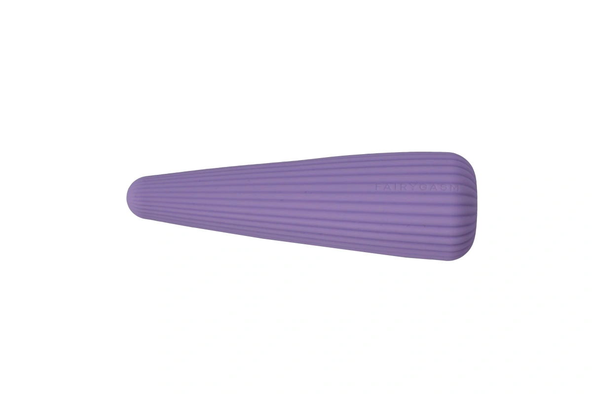 Vibrator IcyCone FairyGasm, 10 Moduri Vibratii, USB, Violet, 13.5 cm, Nr. 5, Erotic24.ro