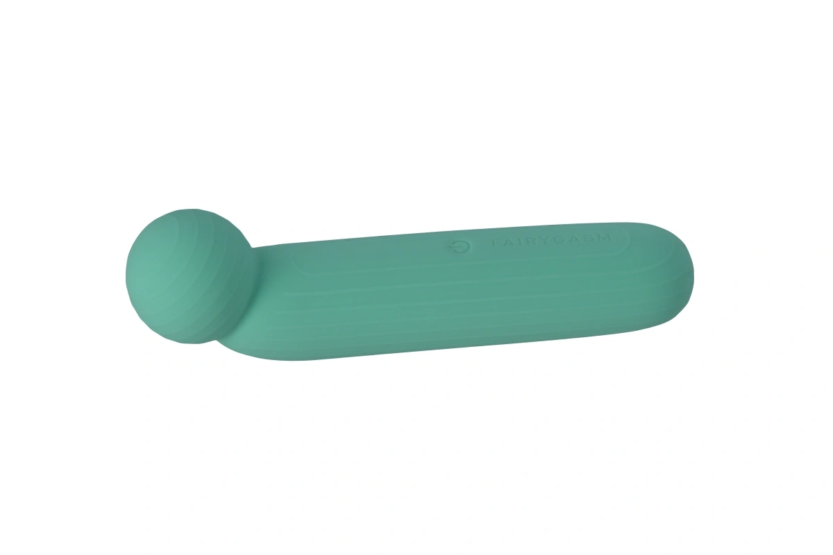 Vibrator Wand LustTree FairyGasm, 10 Moduri Vibratii, USB, Verde, 14.2 cm, #4, Erotic24.ro
