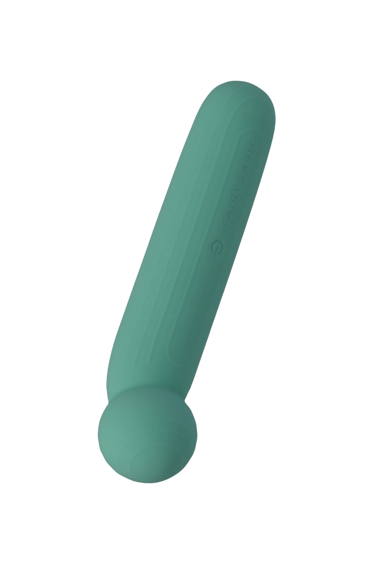 Vibrator Wand LustTree FairyGasm, 10 Moduri Vibratii, USB, Verde, 14.2 cm, #3, Erotic24.ro