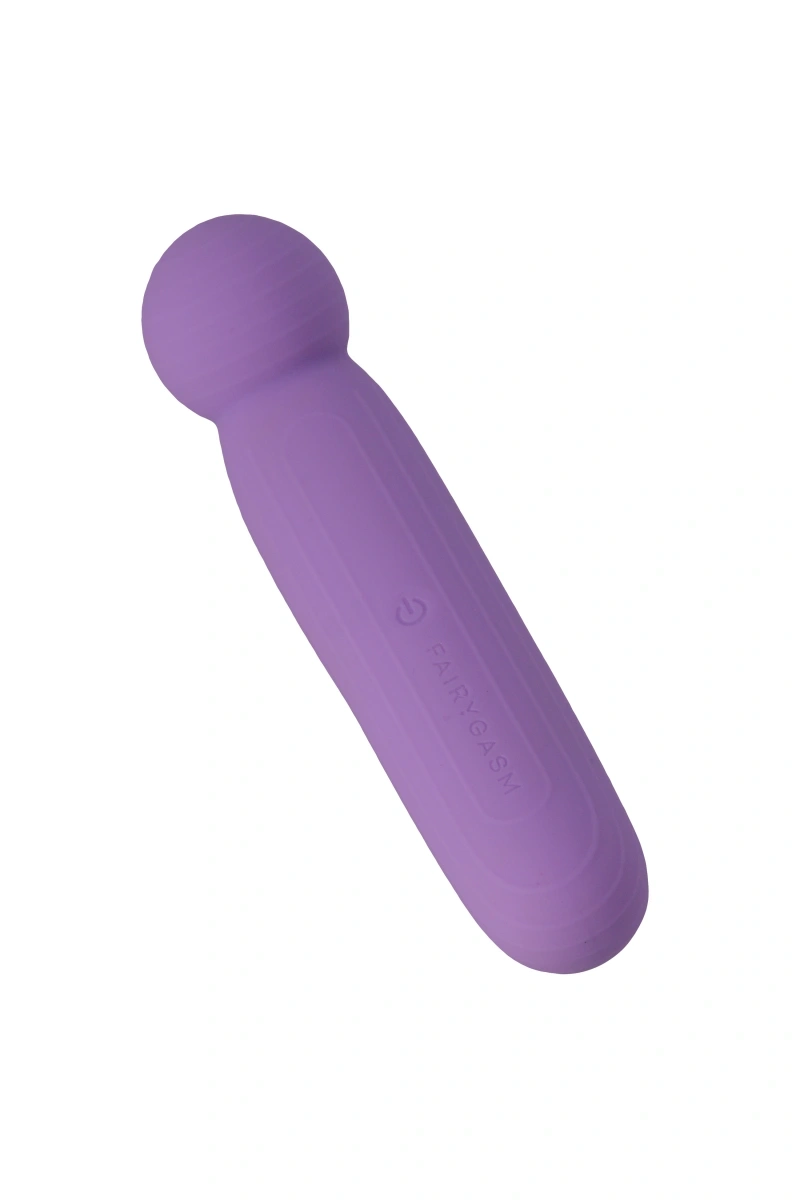 Vibrator Wand LustTree FairyGasm, 10 Moduri Vibratii, USB, Violet, 14.2 cm