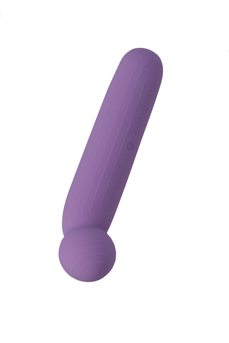Vibrator Wand LustTree FairyGasm, 10 Moduri Vibratii, USB, Violet, 14.2 cm, #3, Erotic24.ro