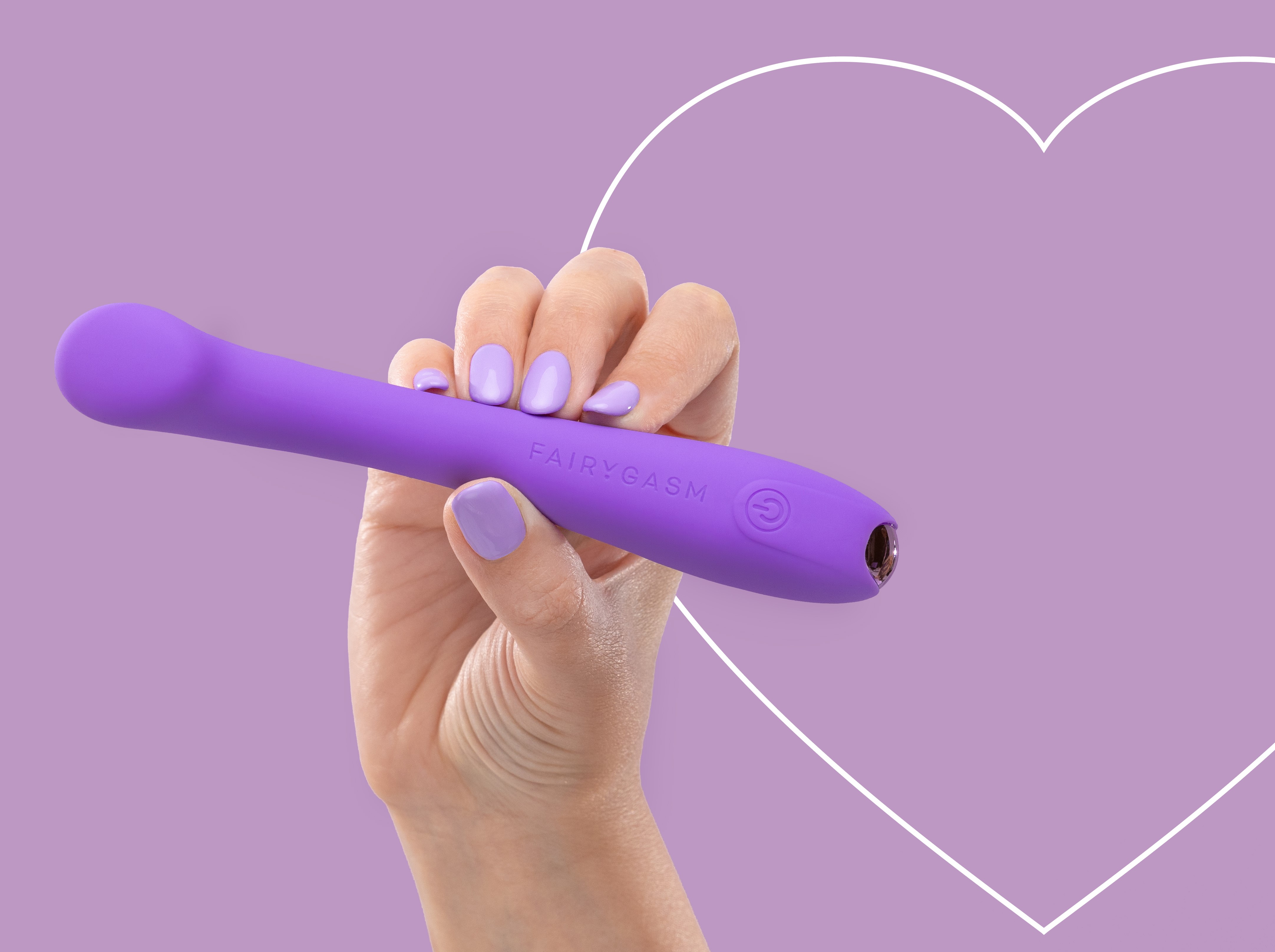 Vibrator MerryWand FairyGasm, 9 Moduri Vibratii, Silicon, USB, IPX7, Mov, 17.5 cm, #6, Erotic24.ro