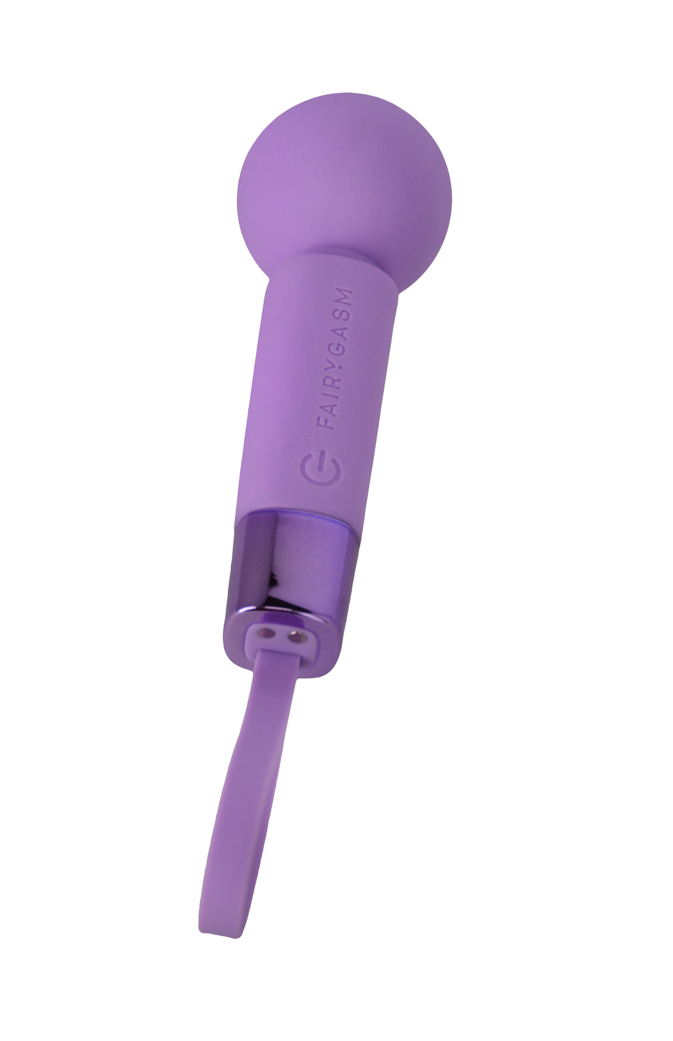 Mini Wand Pearlstasy FairyGasm, 8 Moduri Vibratii, Silicon, USB, IPX7, Mov, 11 cm, #3, Erotic24.ro