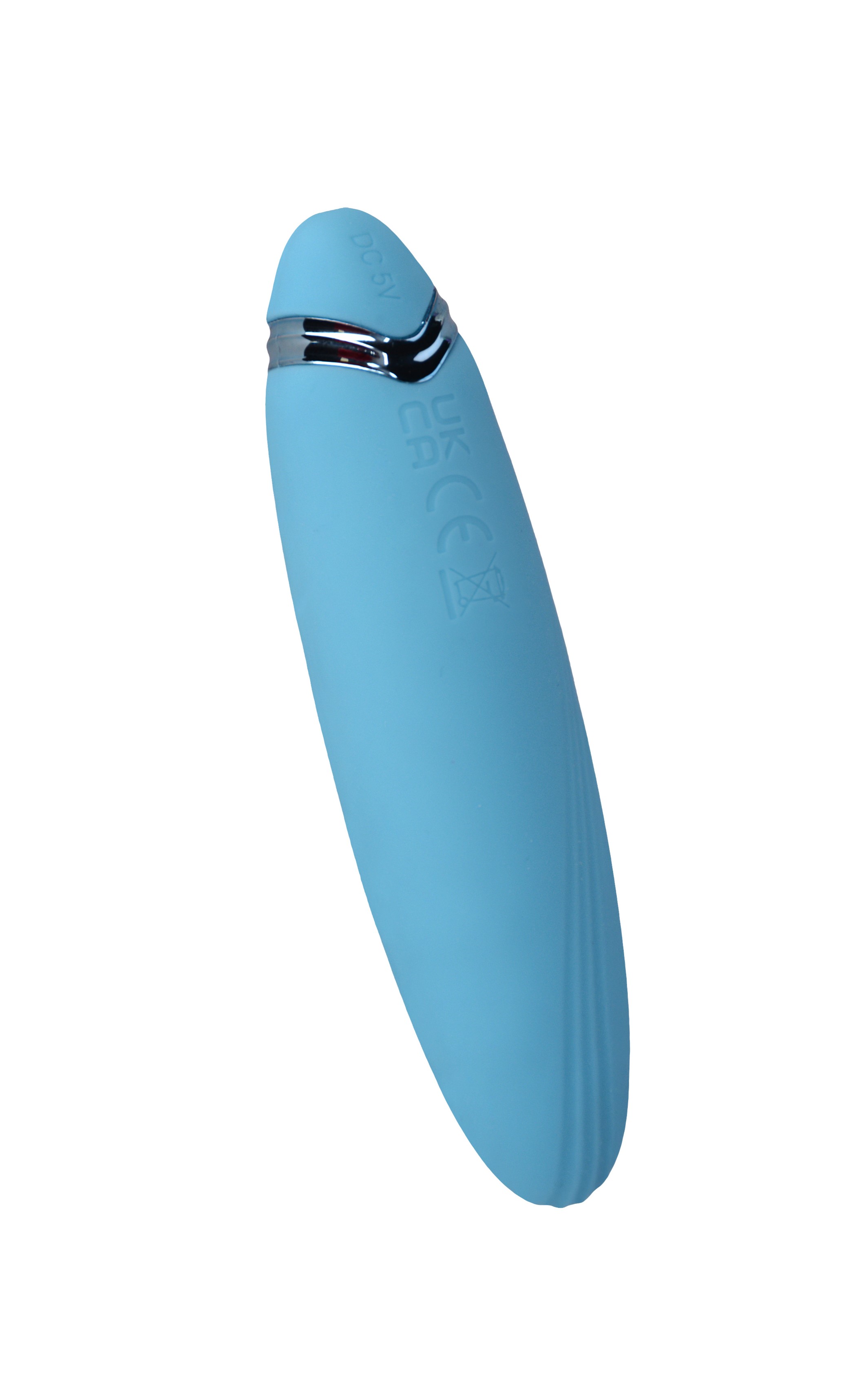 Vibrator PleasureArrow FairyGasm, 9 Moduri Vibratii, Silicon, USB, Albastru, 11.5 cm, #3, Erotic24.ro