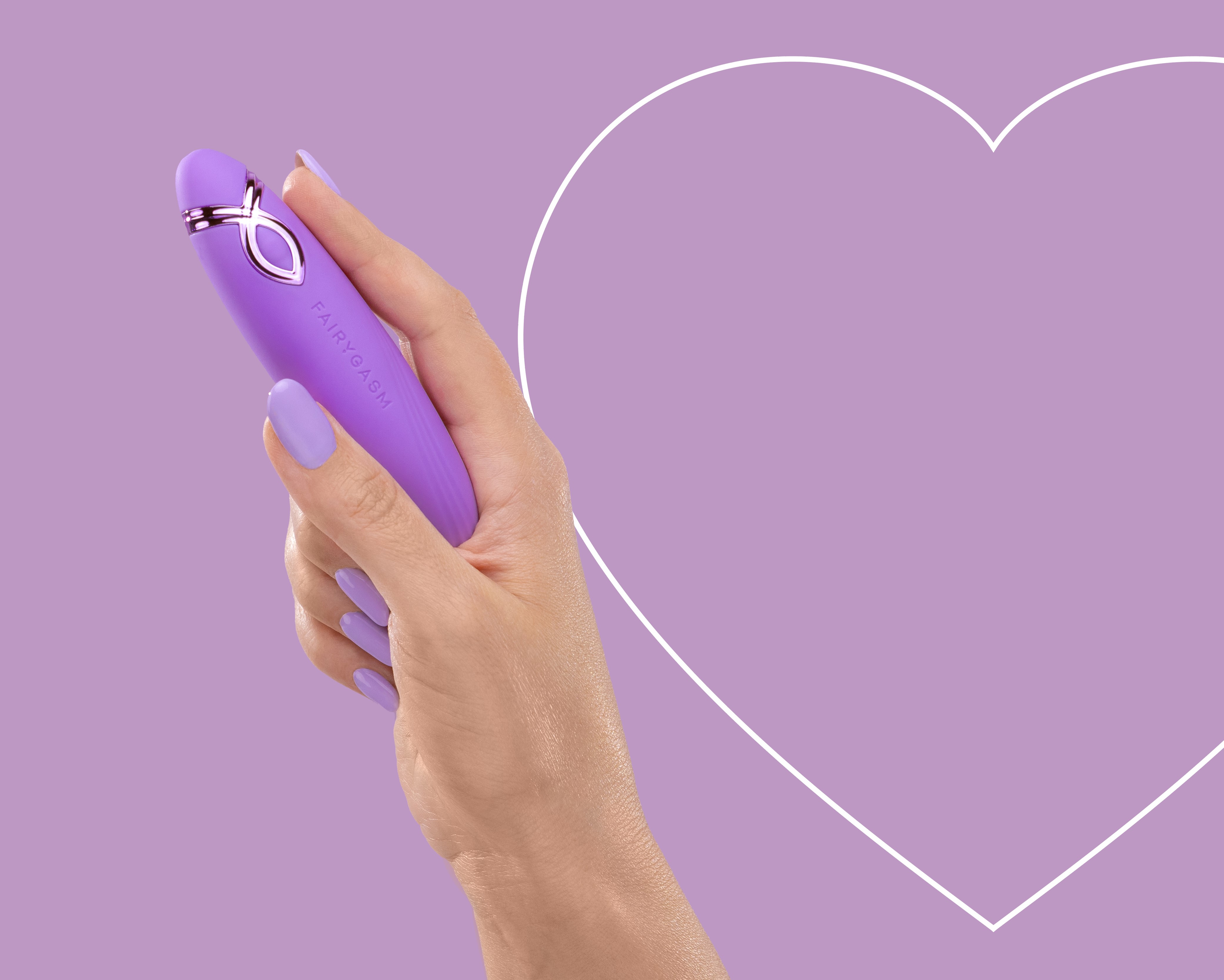 Vibrator PleasureArrow FairyGasm, 9 Moduri Vibratii, Silicon, USB, Mov, 11.5 cm, #8, Erotic24.ro