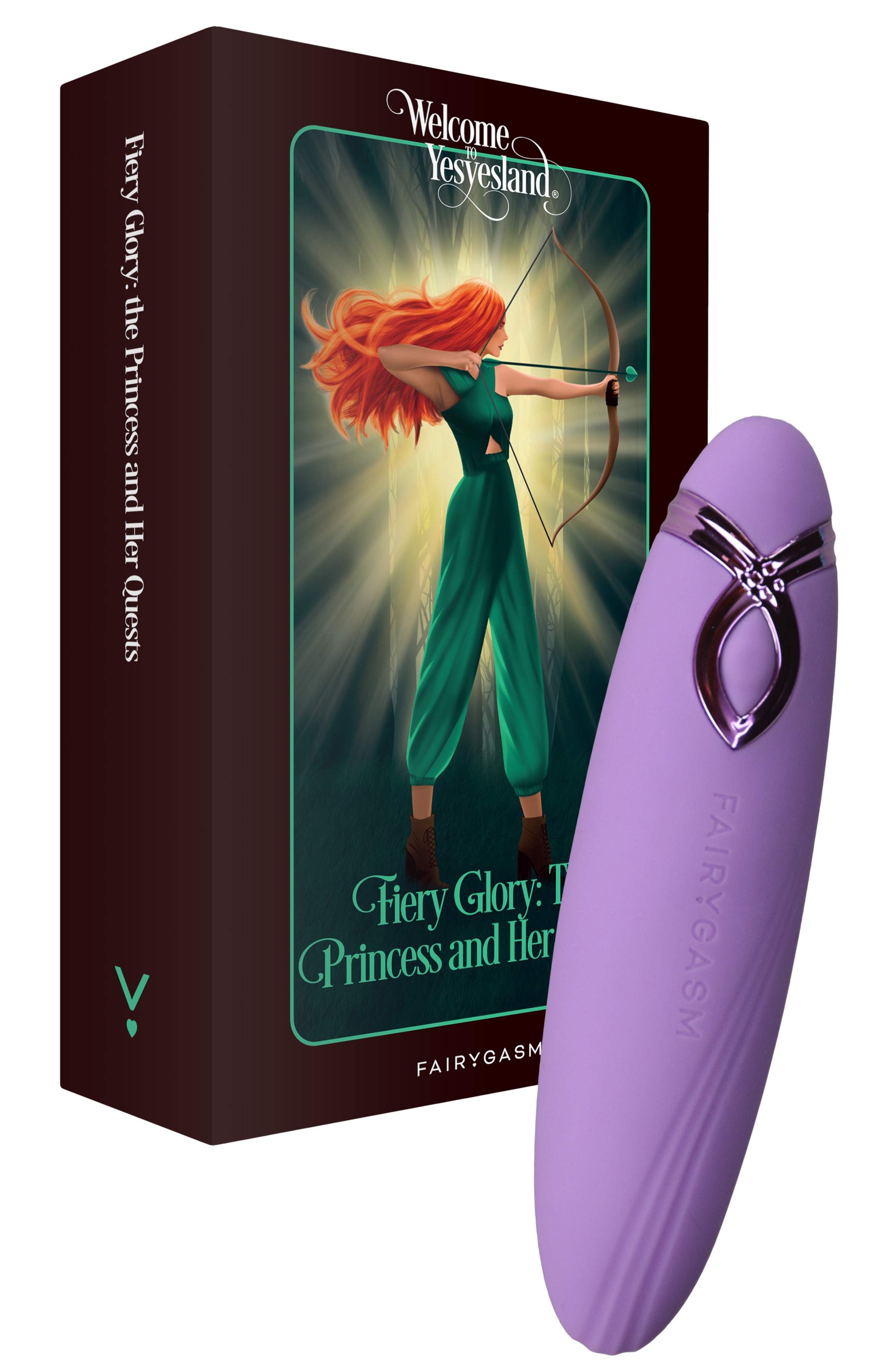 Vibrator PleasureArrow FairyGasm, 9 Moduri Vibratii, Silicon, USB, Mov, 11.5 cm