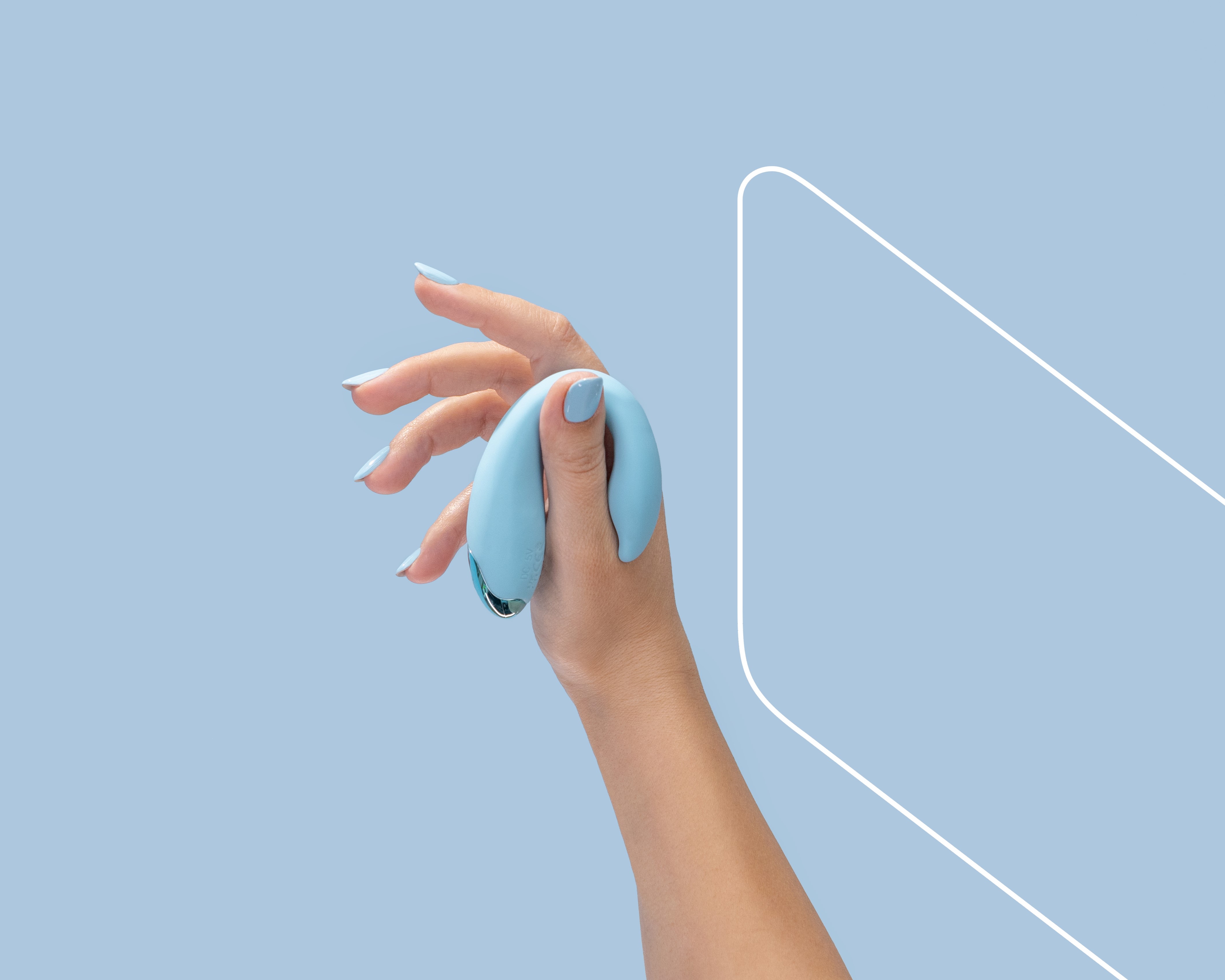 Vibrator Cuplu PleasureBerry FairyGasm, 10 Moduri Vibratii, Remote Control, Silicon, USB, IPX7, Albastru, #8, Erotic24.ro