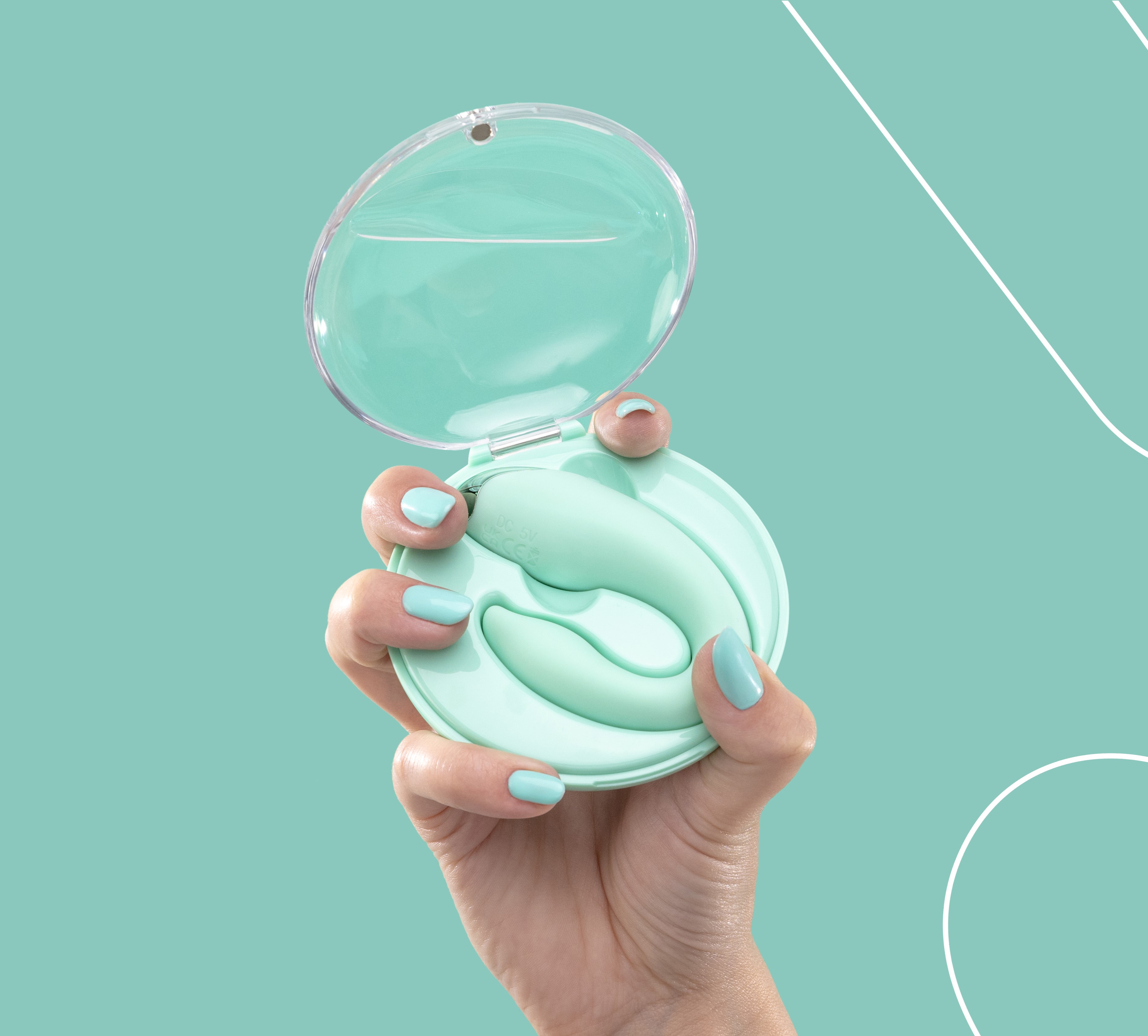 Vibrator Cuplu PleasureBerry FairyGasm, 10 Moduri Vibratii, Remote Control, Silicon, USB, IPX7, Verde, #8, Erotic24.ro