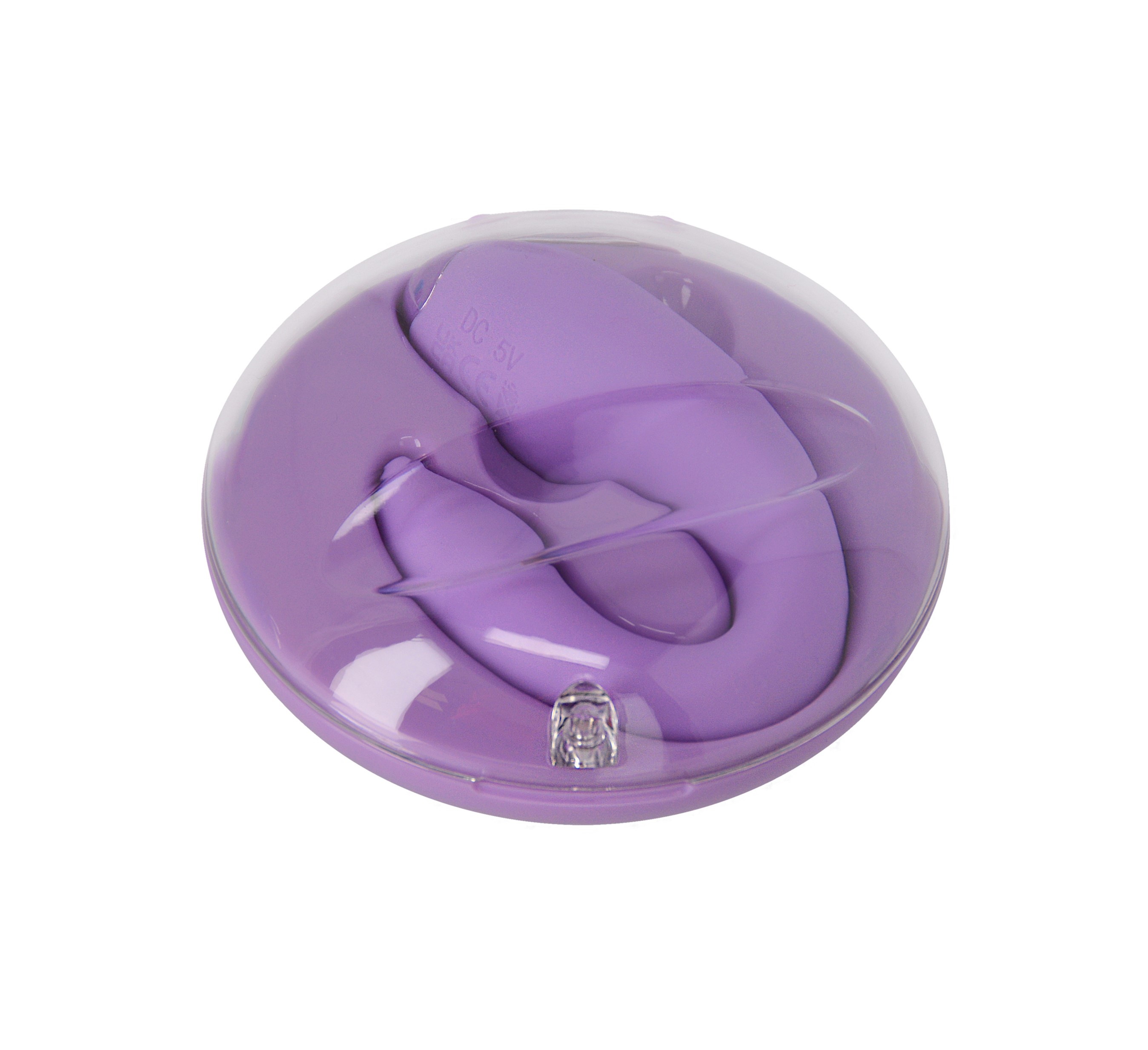 Vibrator Cuplu PleasureBerry FairyGasm, 10 Moduri Vibratii, Remote Control, Silicon, USB, IPX7, Mov, #3, Erotic24.ro