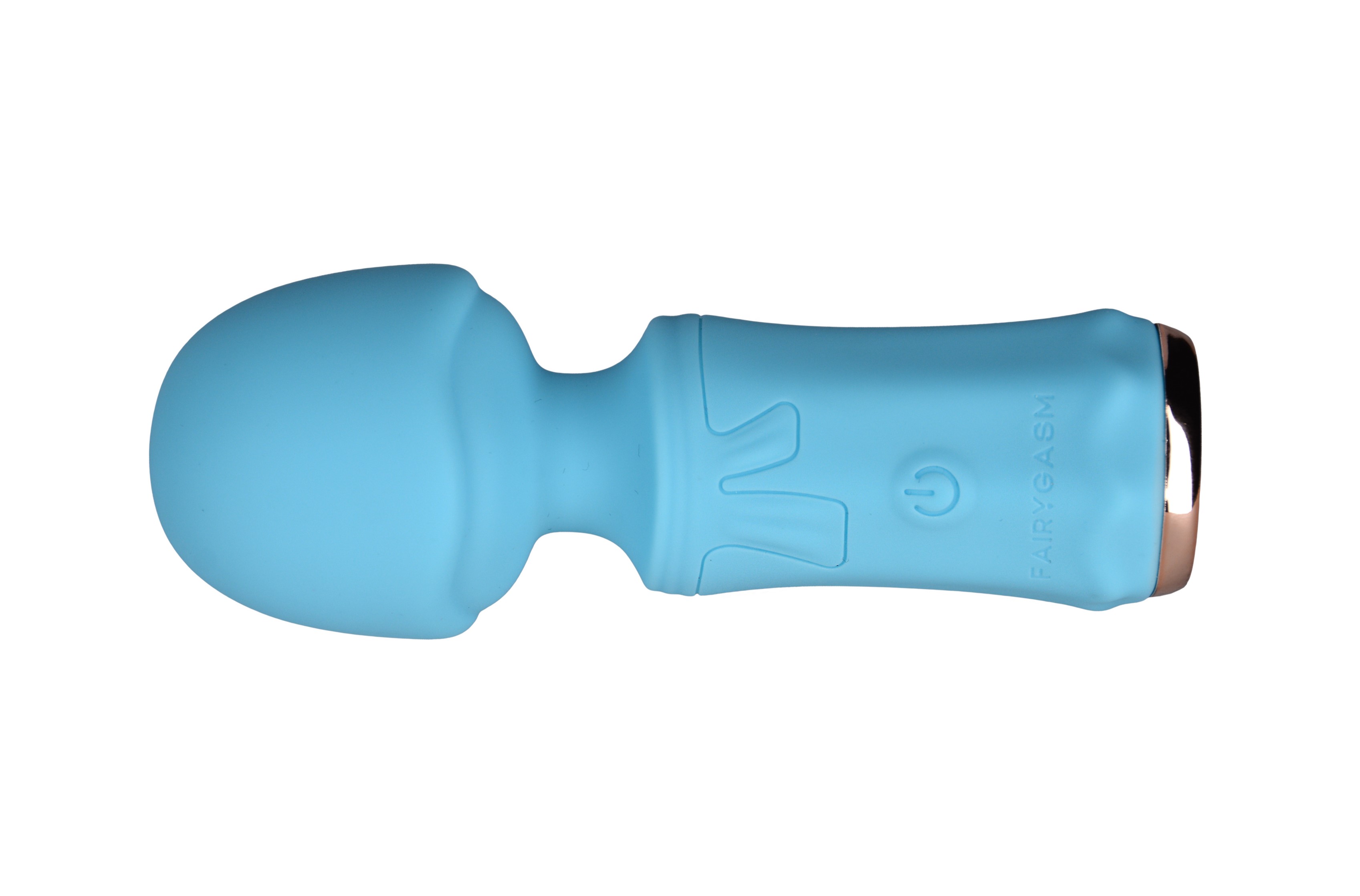 Mini Wand SecretFuntasy FairyGasm, 10 Moduri Vibratii, Silicon, USB, IPX7, Albastru, 11 cm, #5, Erotic24.ro