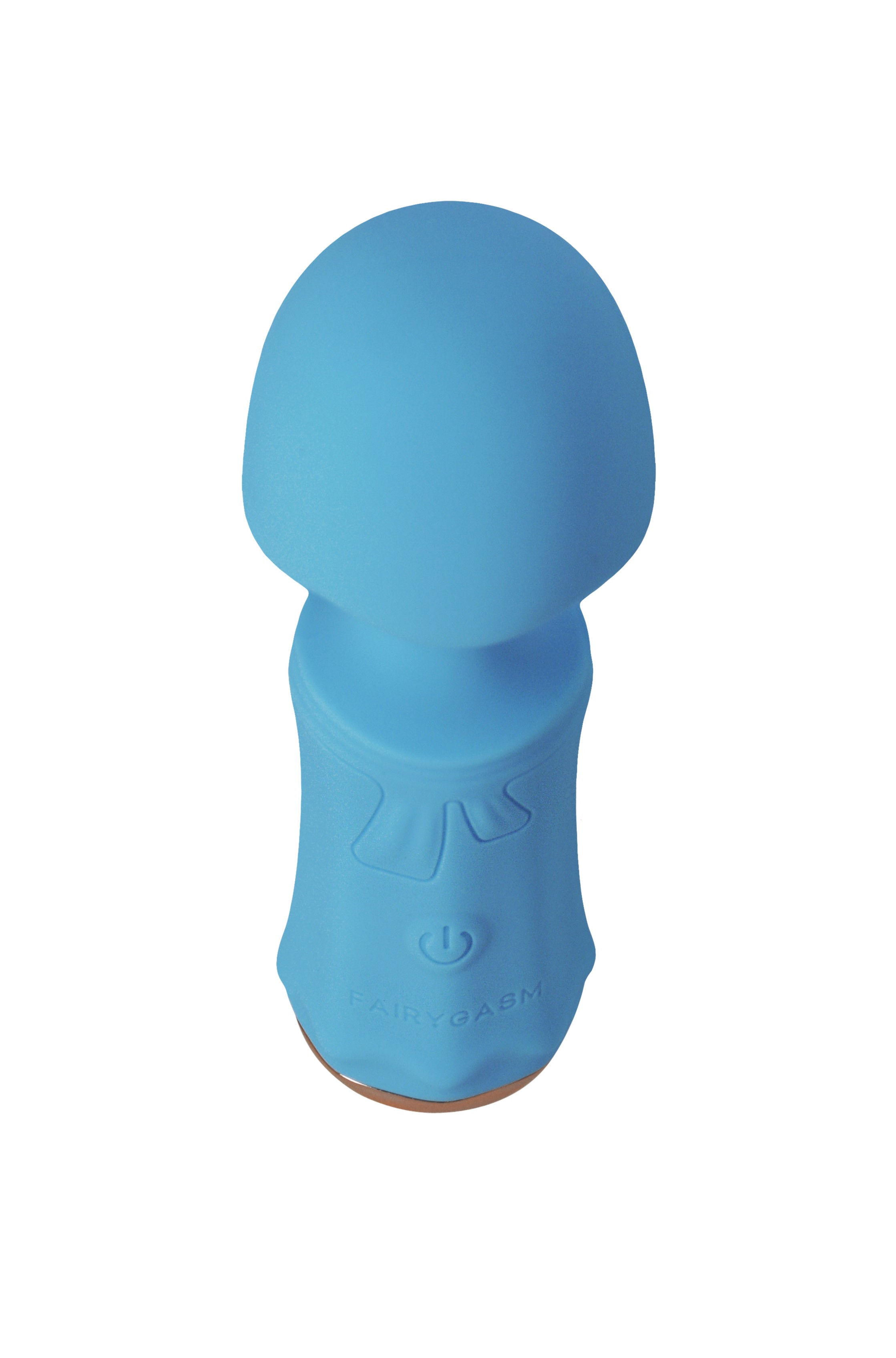 Mini Wand SecretFuntasy FairyGasm, 10 Moduri Vibratii, Silicon, USB, IPX7, Albastru, 11 cm, #3, Erotic24.ro