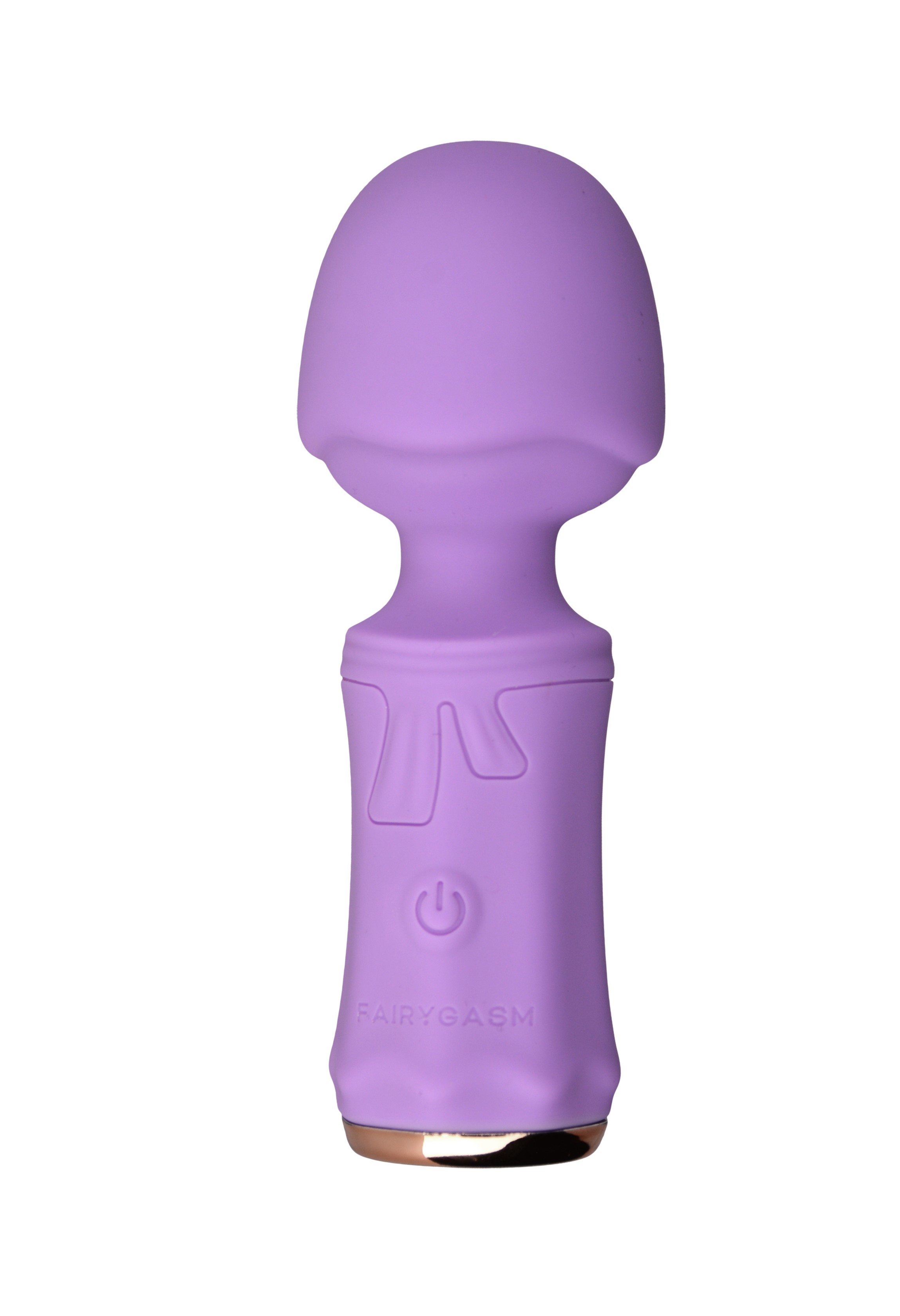 Mini Wand SecretFuntasy FairyGasm, 10 Moduri Vibratii, Silicon, USB, IPX7, Mov, 11 cm, #2, Erotic24.ro