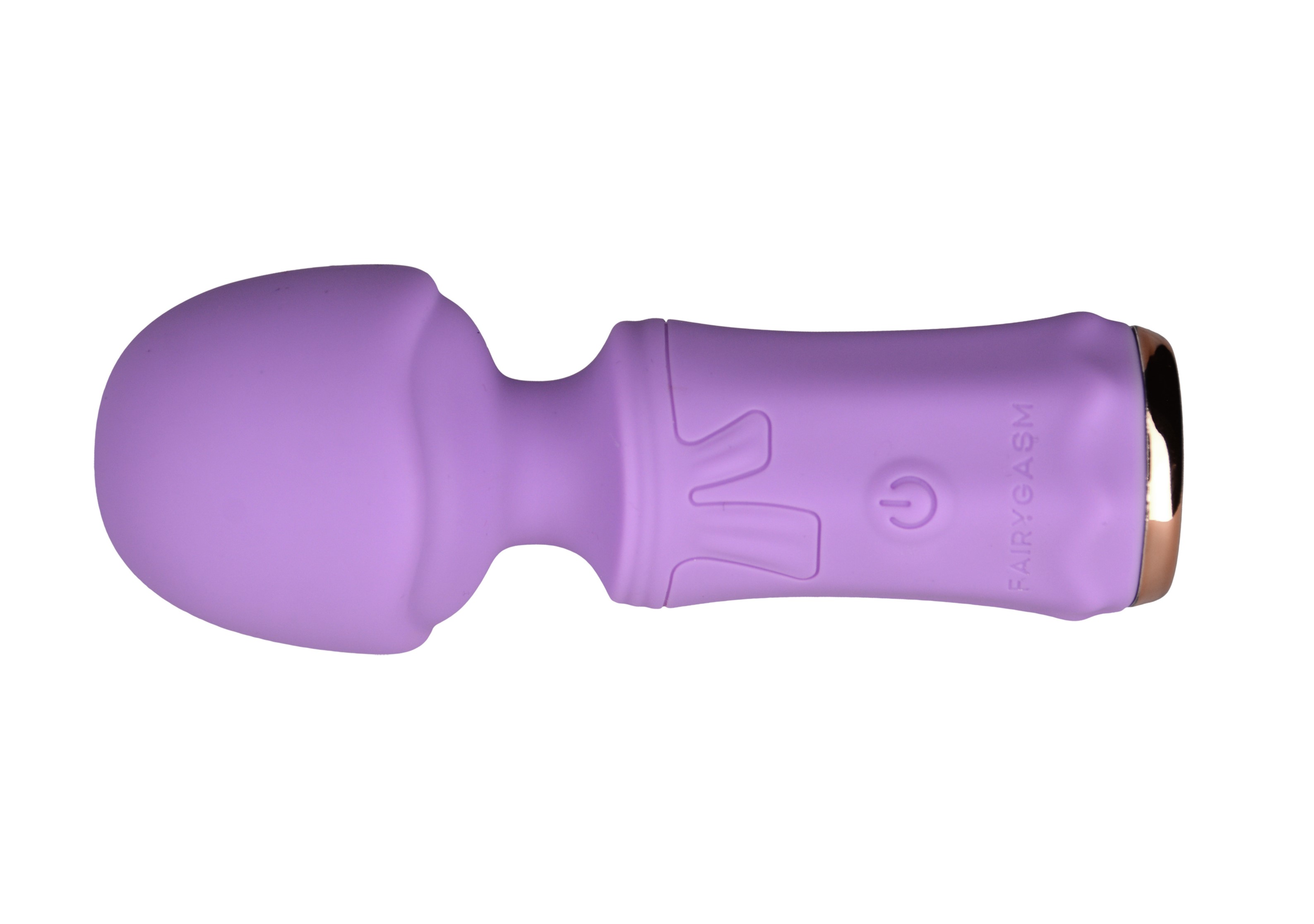 Mini Wand SecretFuntasy FairyGasm, 10 Moduri Vibratii, Silicon, USB, IPX7, Mov, 11 cm, #5, Erotic24.ro