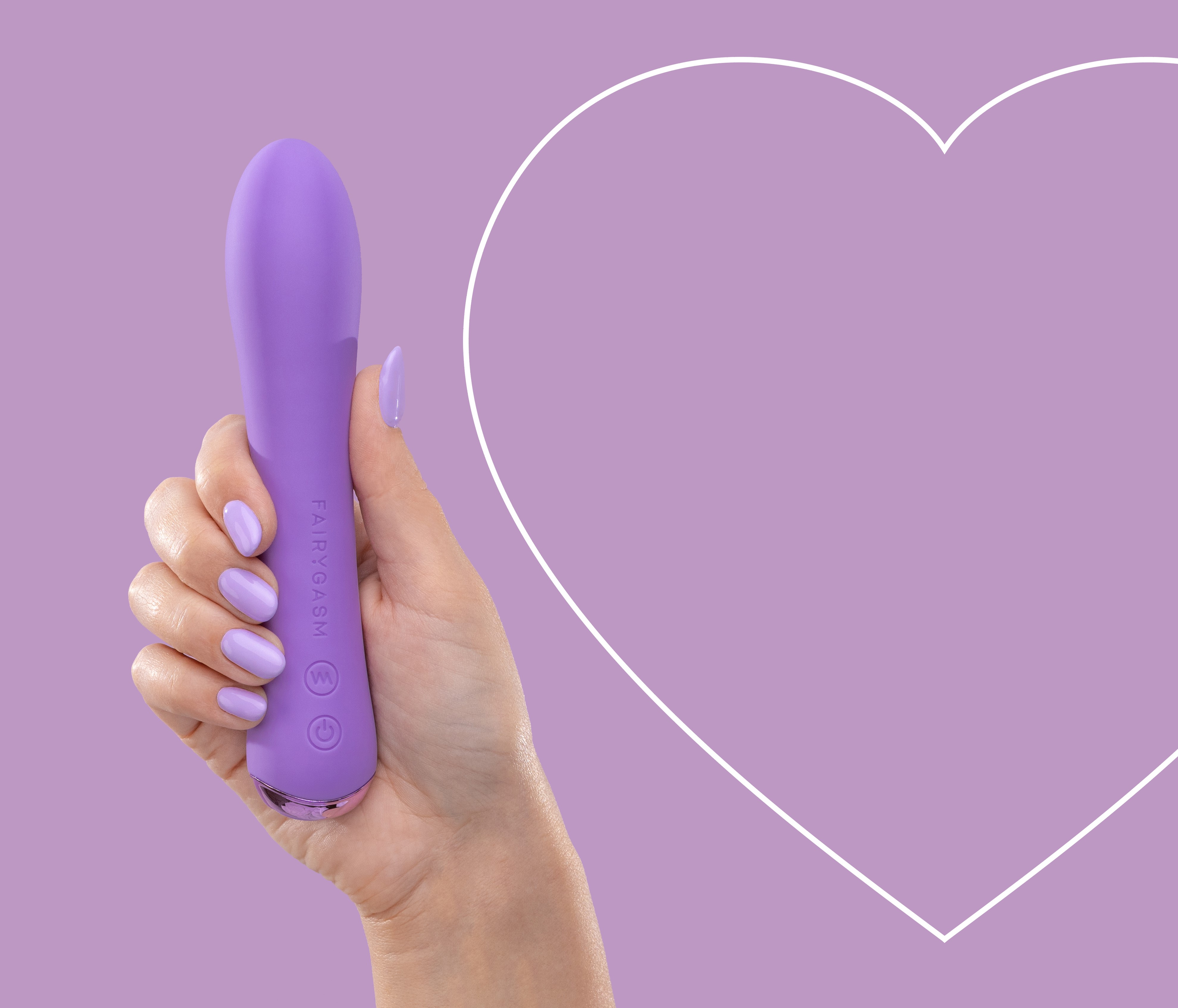 Vibrator WowGenie FairyGasm, 9 Moduri Vibratii, Functie Incalzire, Silicon, USB, IPX7, Mov, 17.5 cm, #7, Erotic24.ro